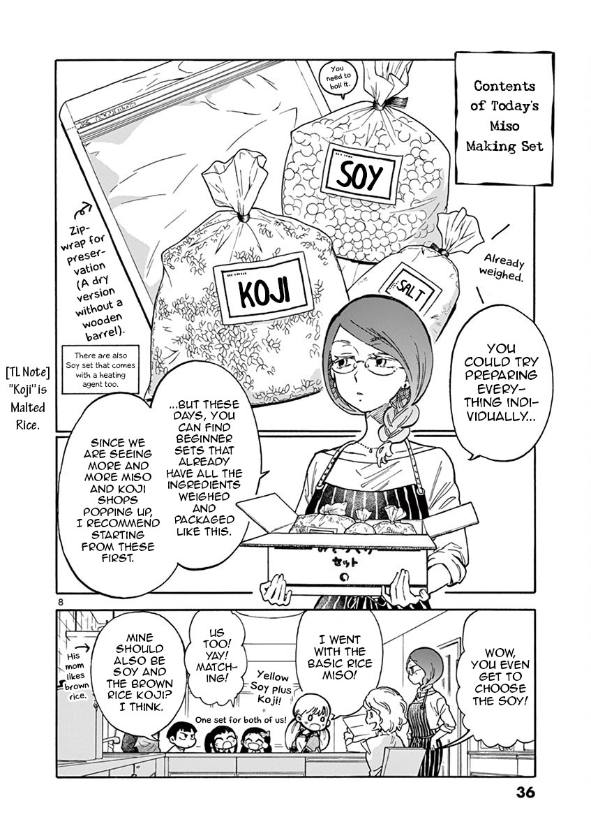 Misoshiru de Kanpai! Chapter 37 page 8 - Chapter 37: Let's All Make Homemade Miso!