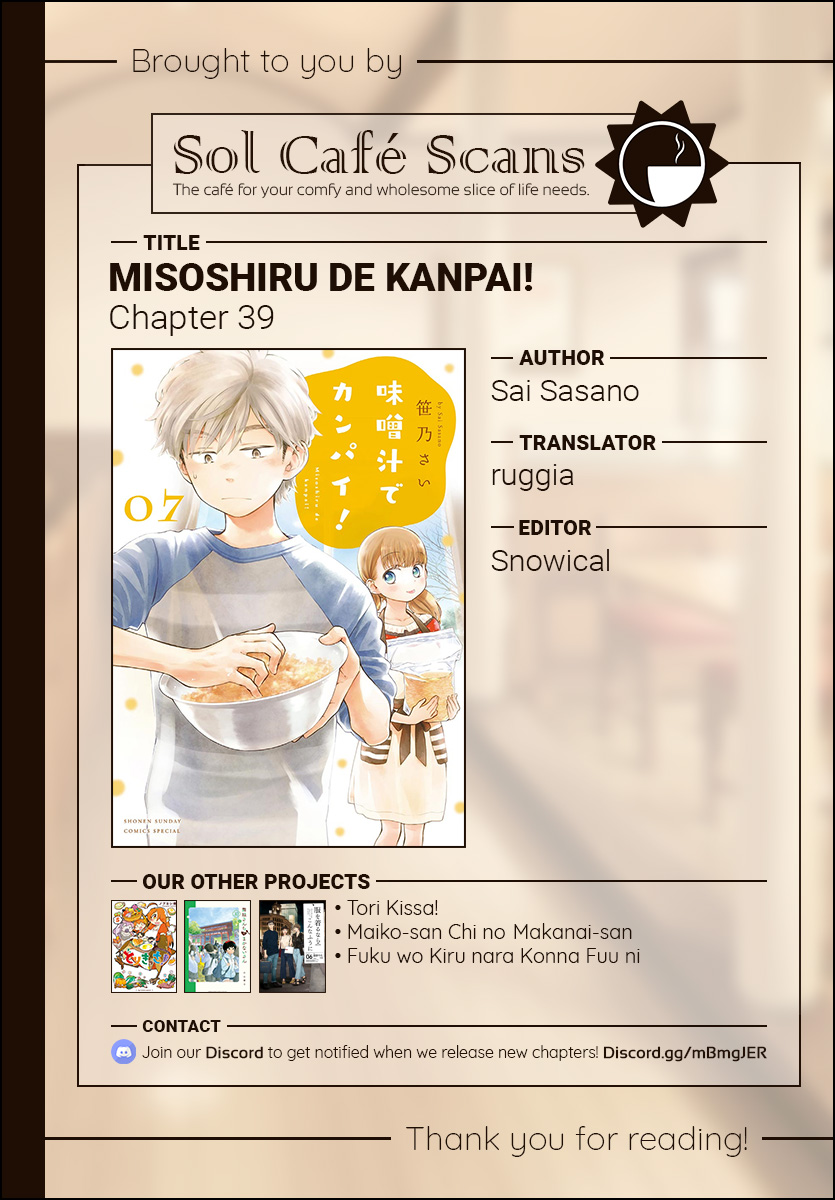 Misoshiru de Kanpai! Chapter 39 page 30 - Chapter 39: Valentine Panic