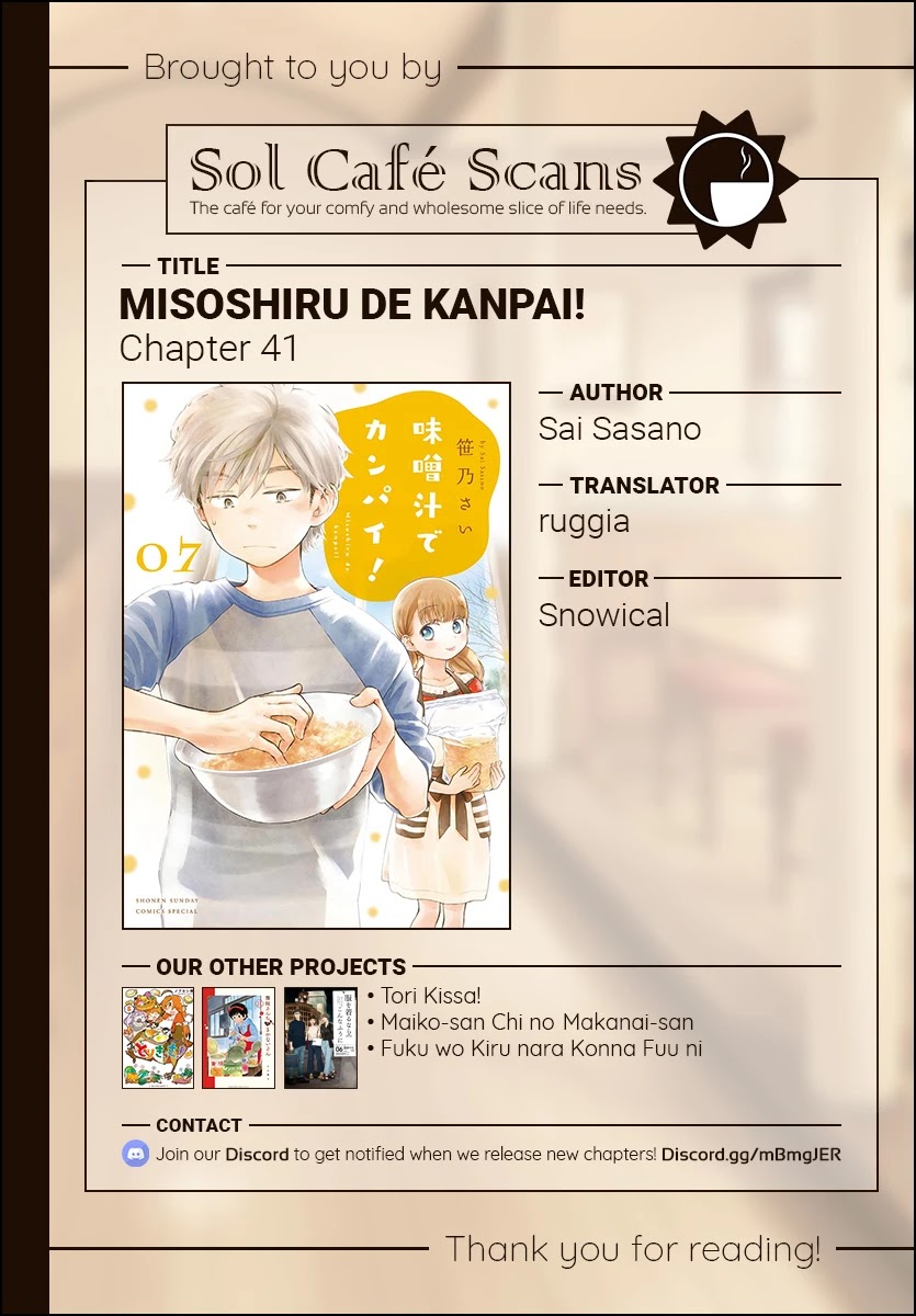 Misoshiru de Kanpai! Chapter 41 page 33 - Chapter 41: Roots