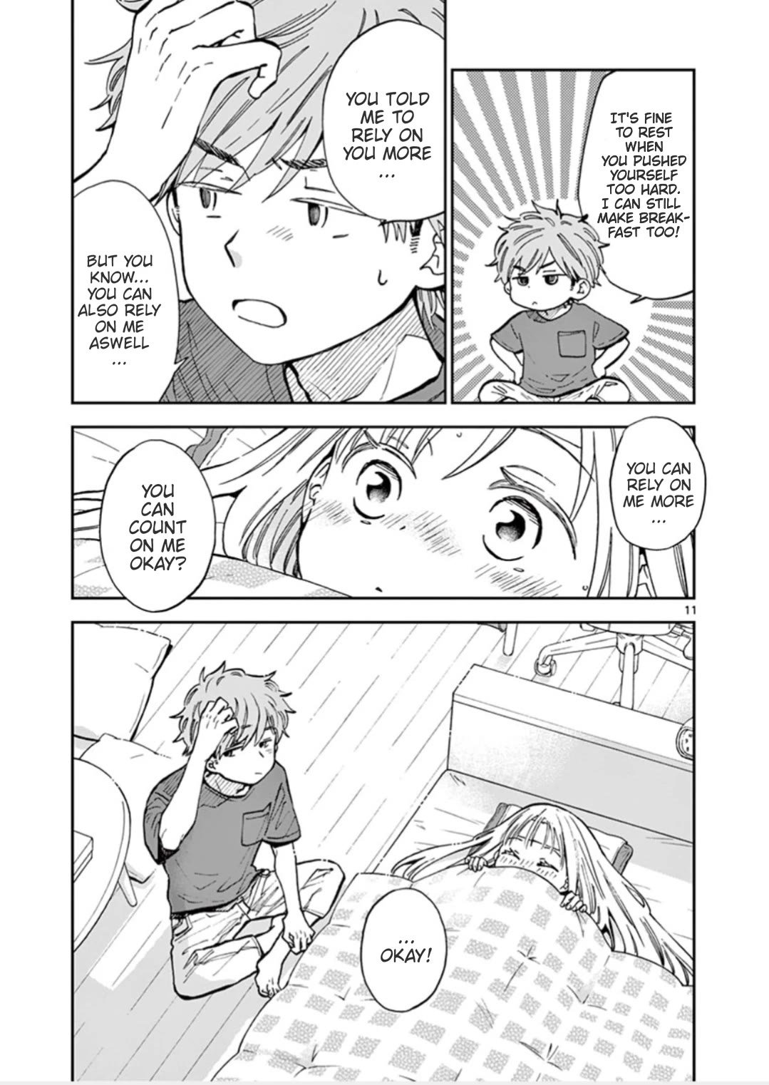 Misoshiru de Kanpai! Chapter 50 page 11 - Chapter 50: The Warmth of Their Palm