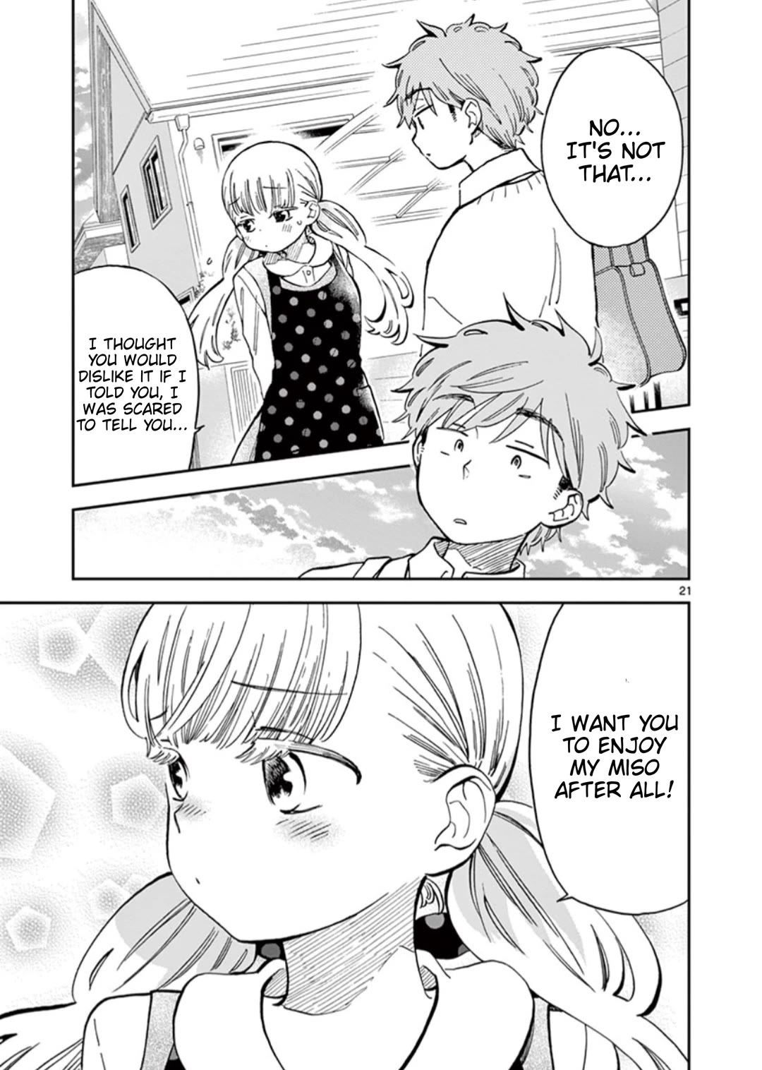 Misoshiru de Kanpai! Chapter 51 page 21 - Chapter 51: Homemade Miso, In Progress