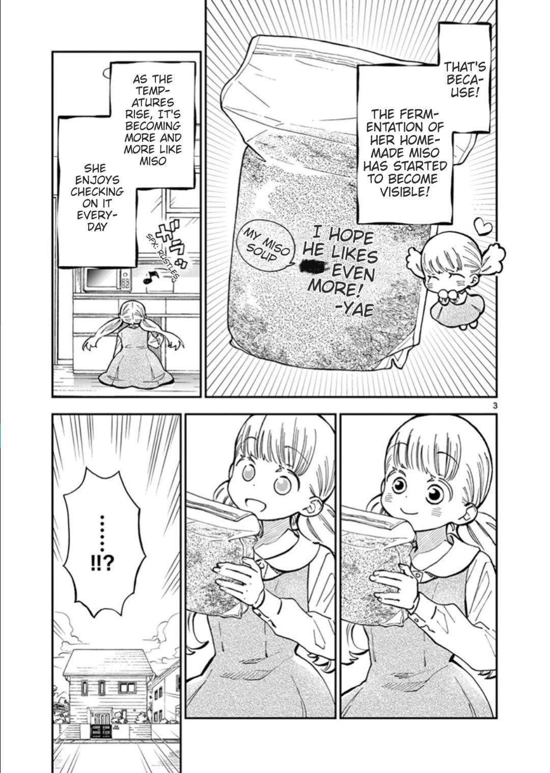 Misoshiru de Kanpai! Chapter 51 page 3 - Chapter 51: Homemade Miso, In Progress