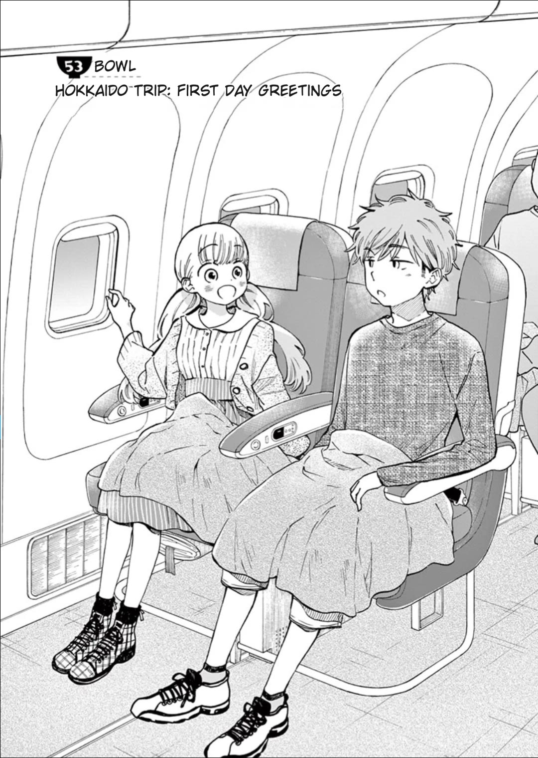 Misoshiru de Kanpai! Chapter 53 page 1 - Chapter 53: Hokkaido Trip: First Day Greetings