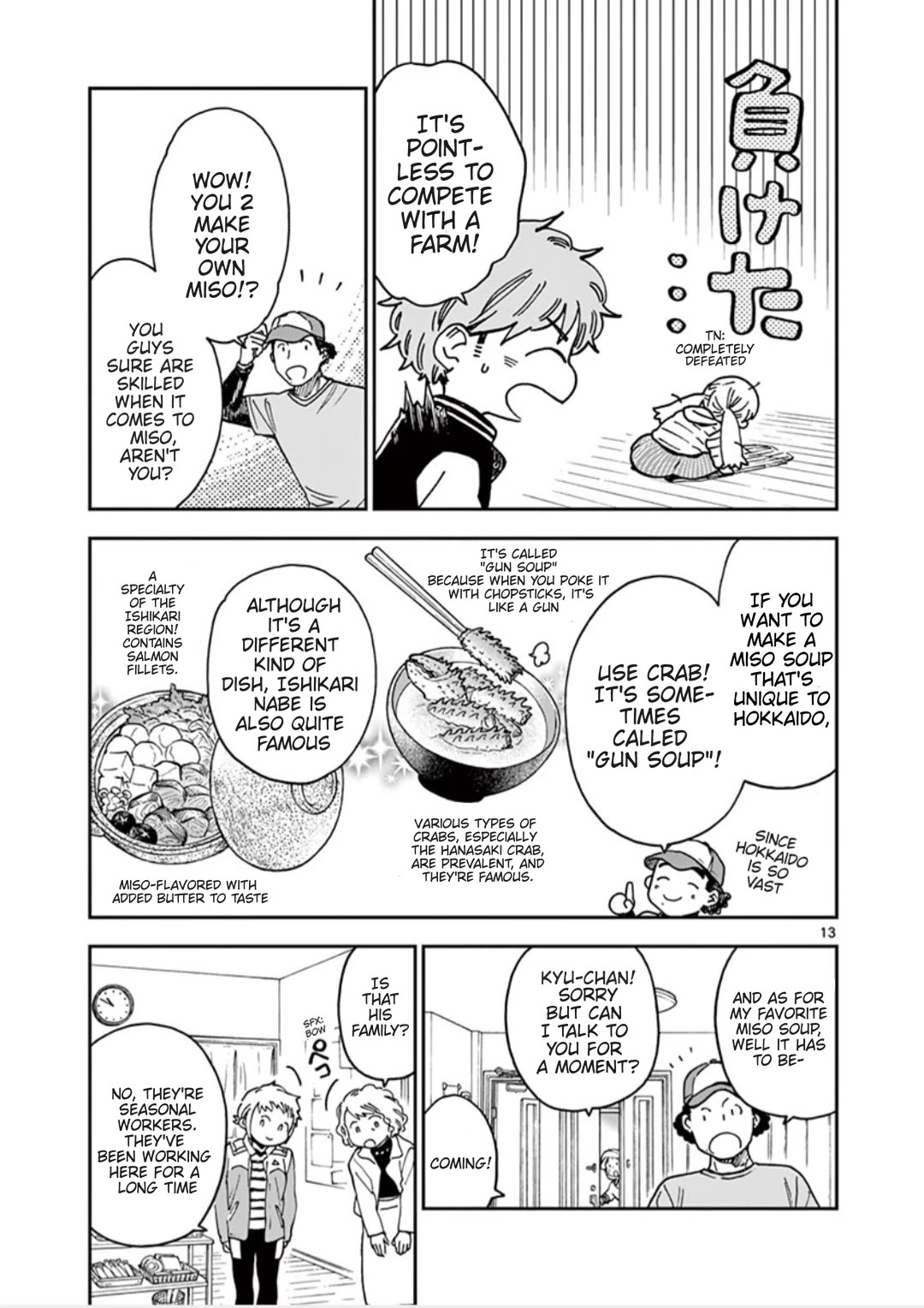 Misoshiru de Kanpai! Chapter 53 page 13 - Chapter 53: Hokkaido Trip: First Day Greetings