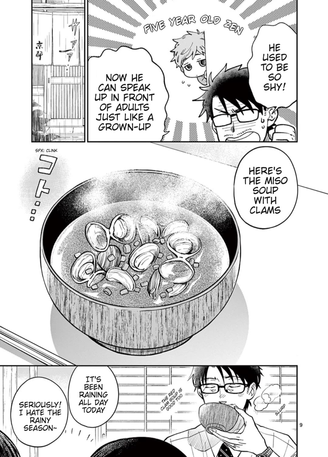 Misoshiru de Kanpai! Chapter 57 page 9 - Chapter 57: Shizuku (First Part)