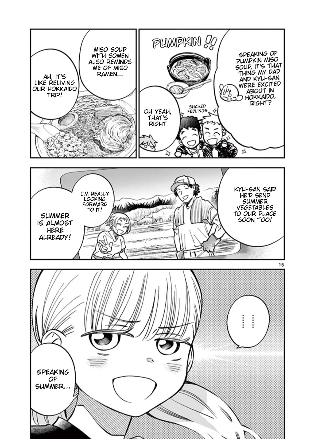 Misoshiru de Kanpai! Chapter 59 page 15 - Chapter 59: After The Rain