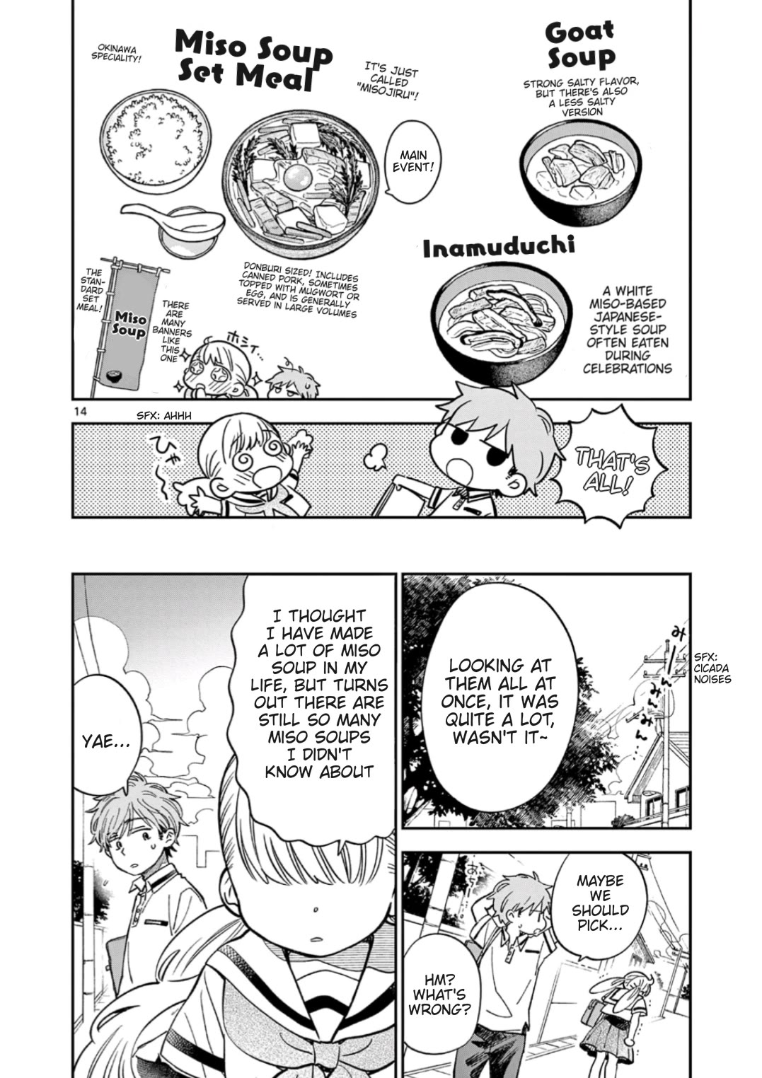 Misoshiru de Kanpai! Chapter 61 page 14 - Chapter 61: Homemade Miso Complete!