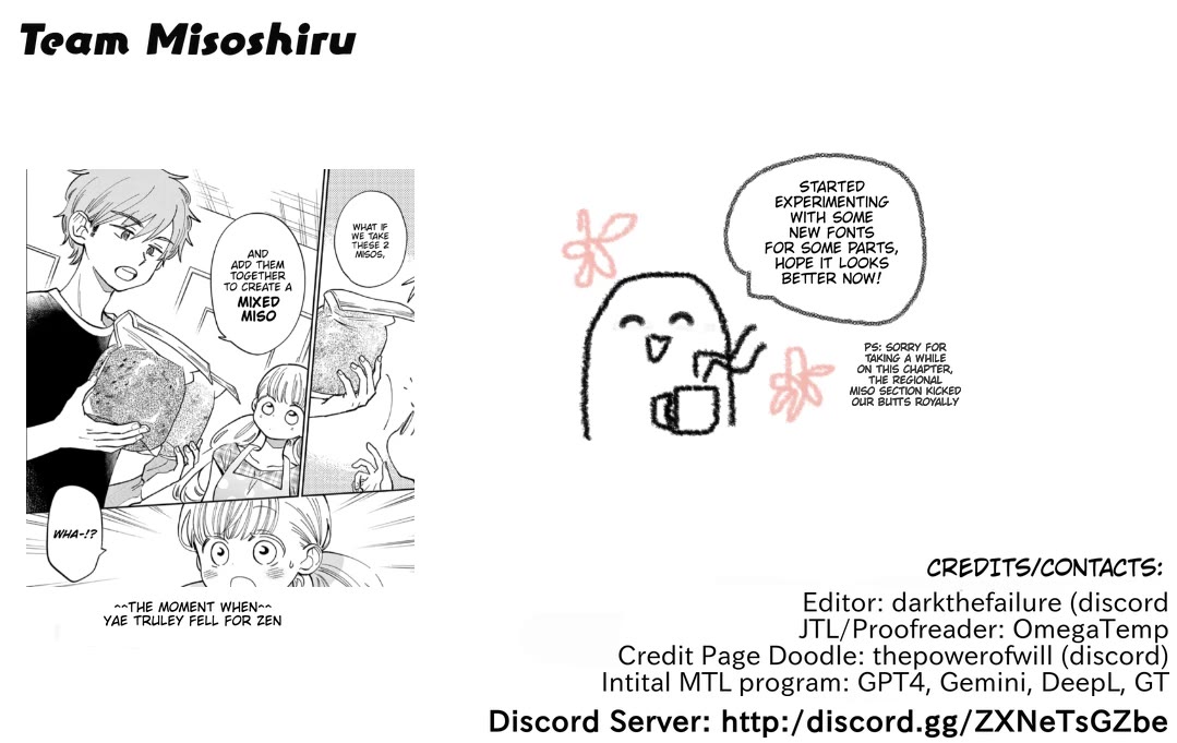 Misoshiru de Kanpai! Chapter 61 page 32 - Chapter 61: Homemade Miso Complete!