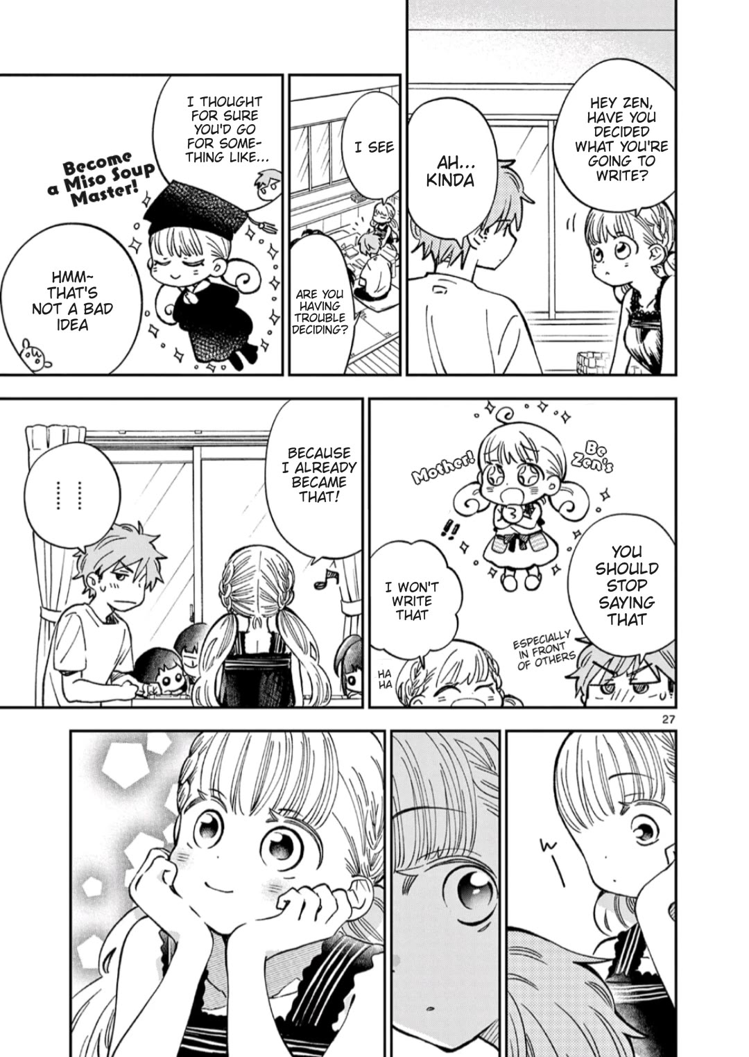 Misoshiru de Kanpai! Chapter 62 page 27 - Chapter 62: Let's All Have a Miso Soup Party!