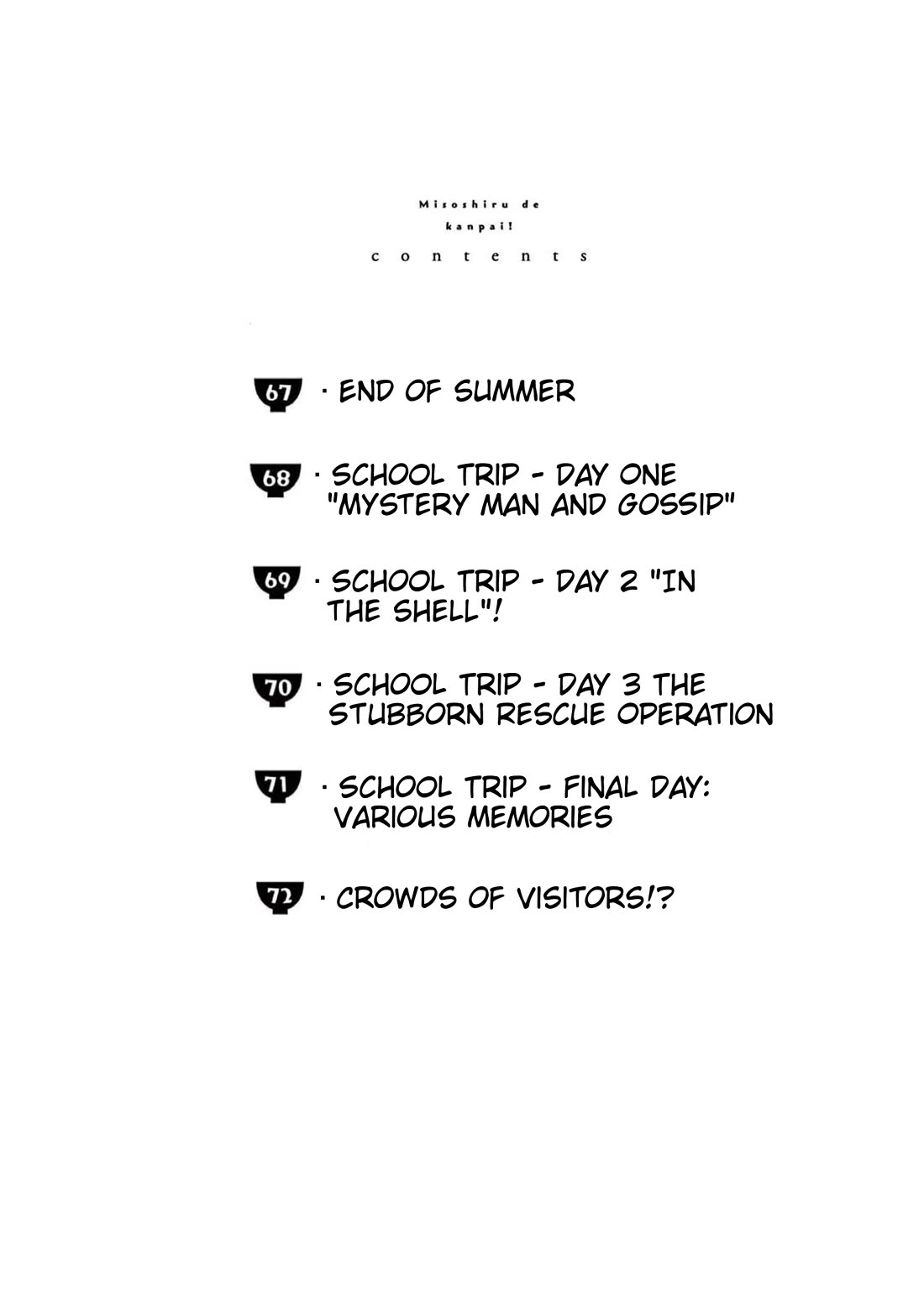 Misoshiru de Kanpai! Chapter 67 page 5 - Chapter 67: End Of Summer