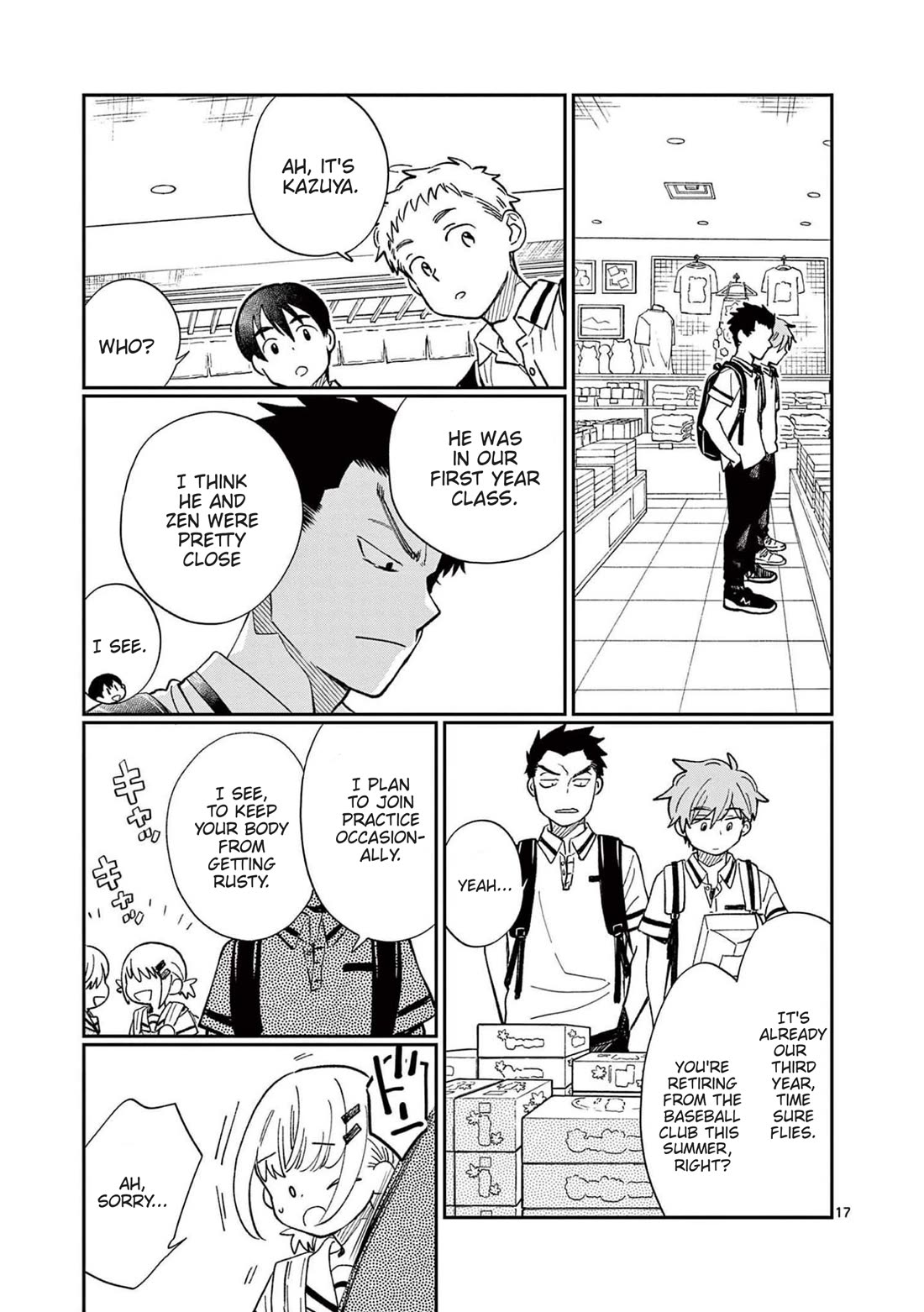 Misoshiru de Kanpai! Chapter 68 page 17 - Chapter 68: School Trip - Day One "Mystery Man and Gossip"