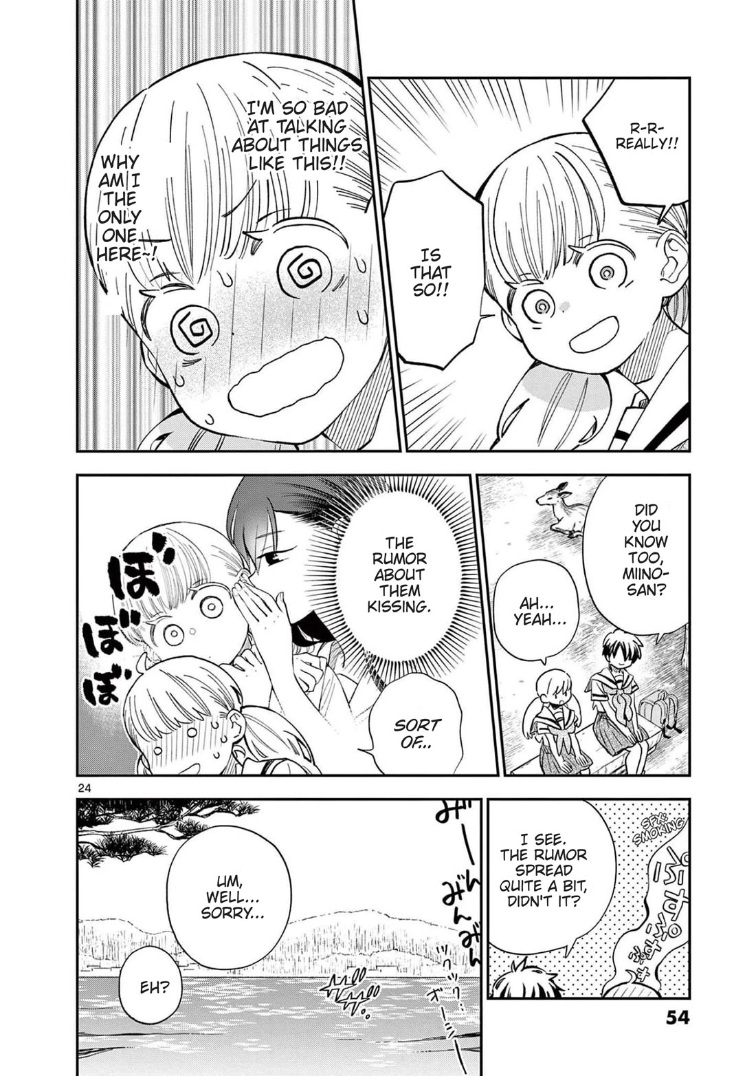 Misoshiru de Kanpai! Chapter 68 page 24 - Chapter 68: School Trip - Day One "Mystery Man and Gossip"