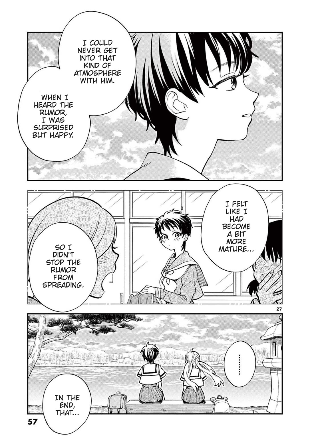 Misoshiru de Kanpai! Chapter 68 page 27 - Chapter 68: School Trip - Day One "Mystery Man and Gossip"