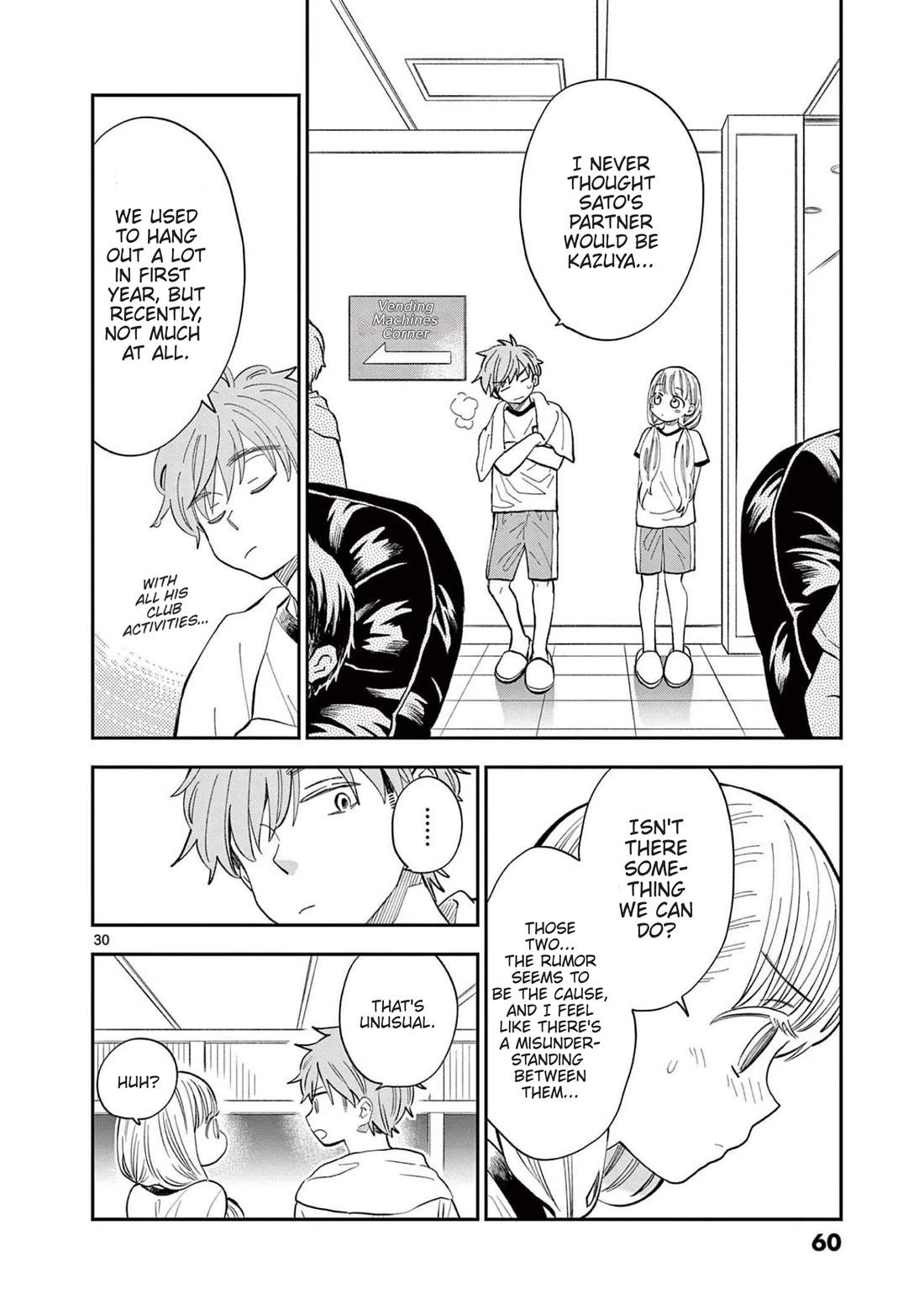Misoshiru de Kanpai! Chapter 68 page 30 - Chapter 68: School Trip - Day One "Mystery Man and Gossip"