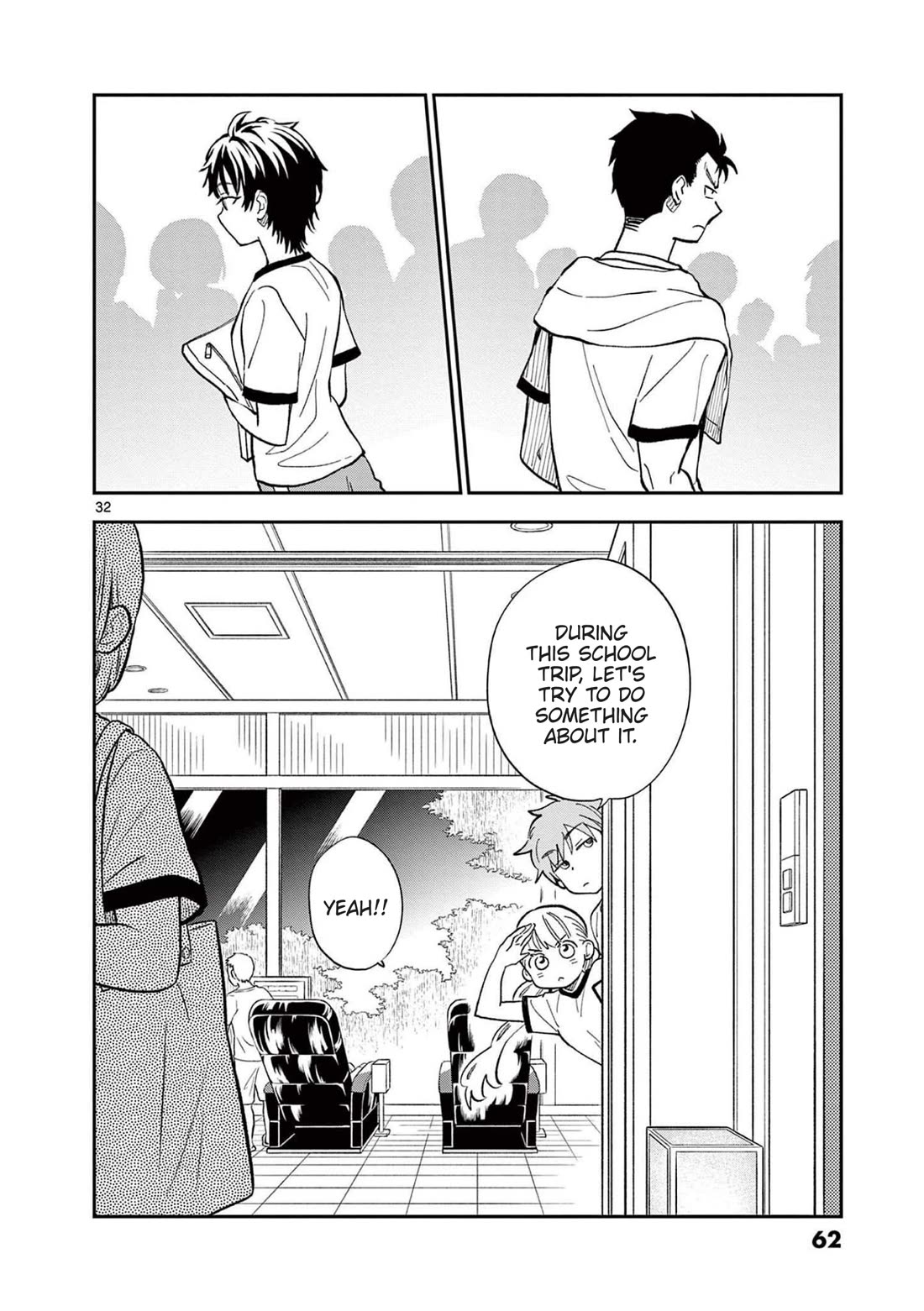 Misoshiru de Kanpai! Chapter 68 page 32 - Chapter 68: School Trip - Day One "Mystery Man and Gossip"