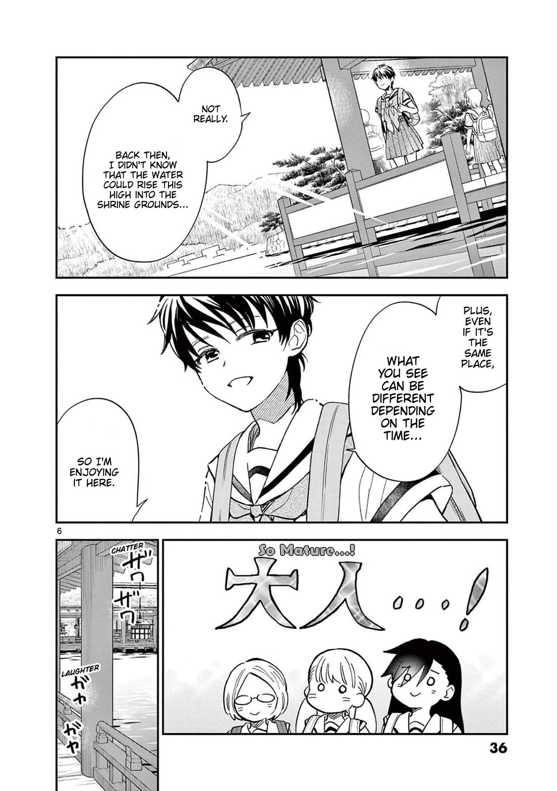 Misoshiru de Kanpai! Chapter 68 page 6 - Chapter 68: School Trip - Day One "Mystery Man and Gossip"