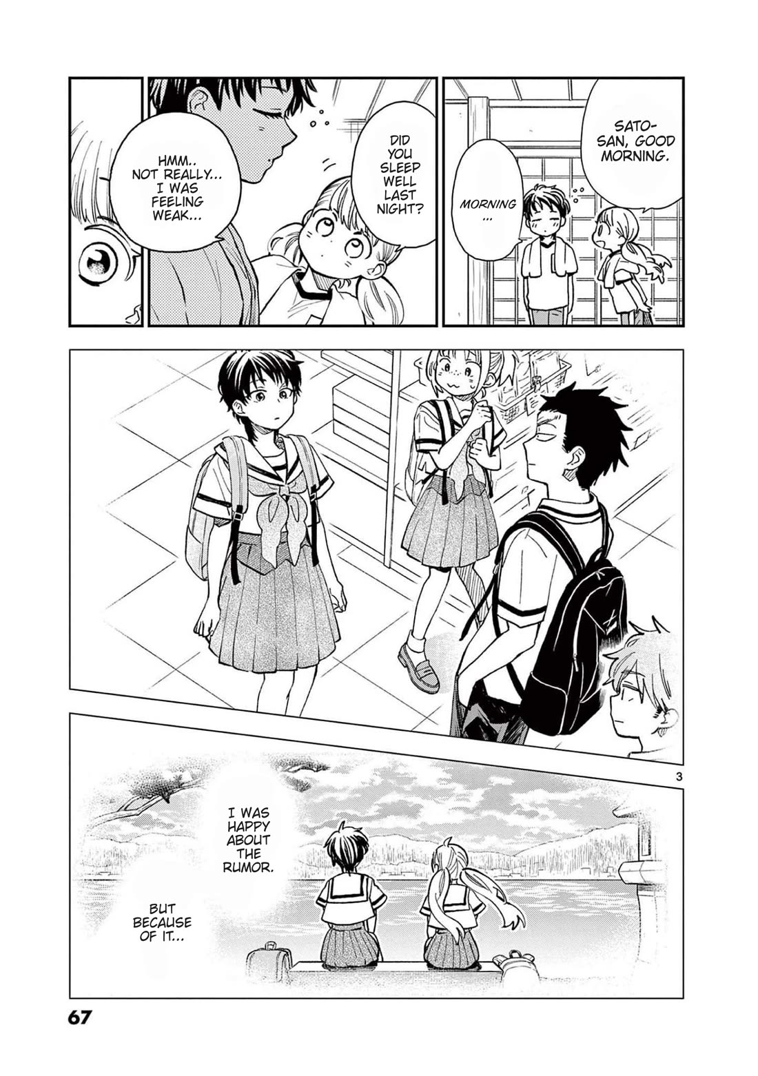Misoshiru de Kanpai! Chapter 69 page 3 - Chapter 69: School Trip - Day Two "Inside Their Shell"