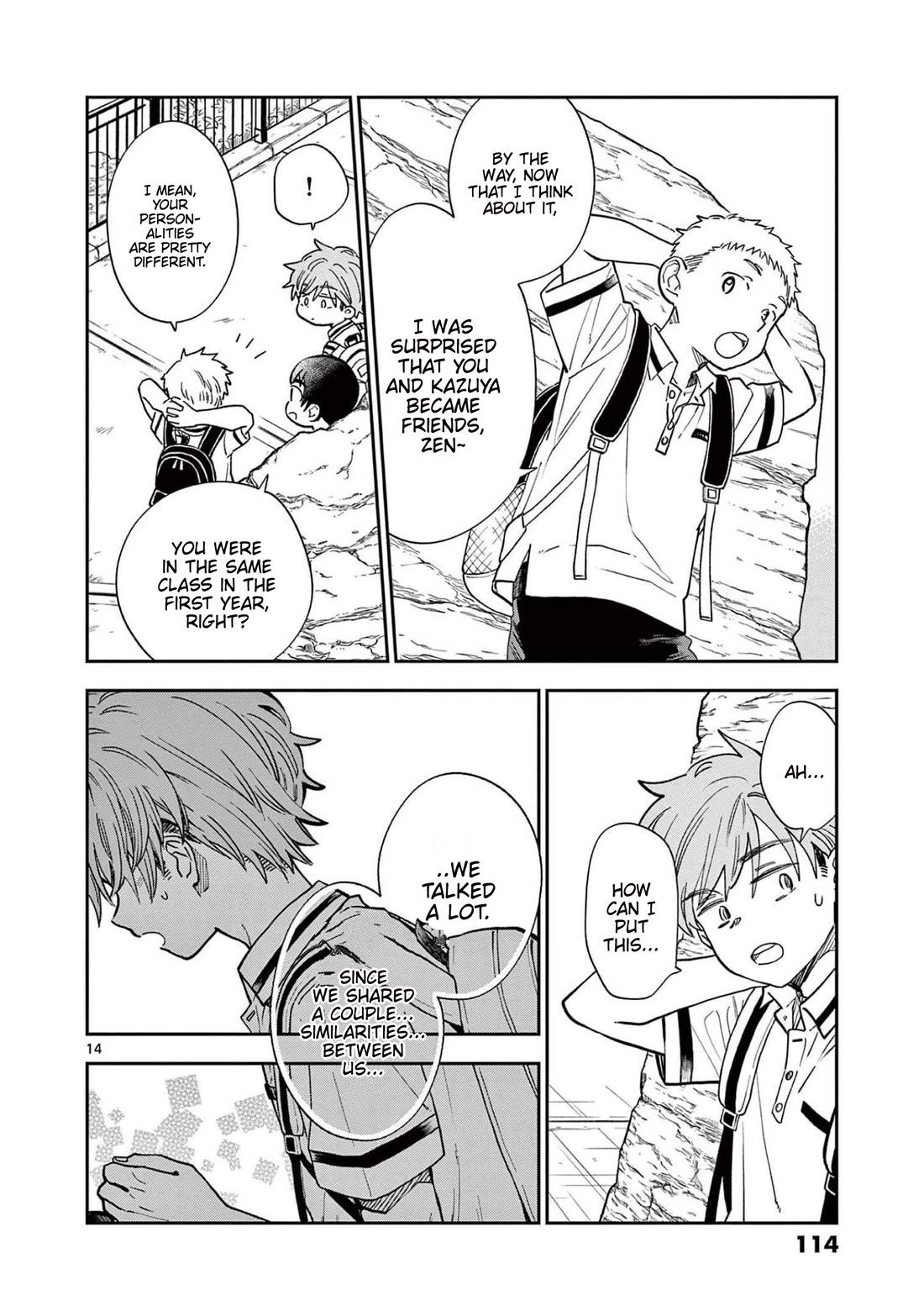 Misoshiru de Kanpai! Chapter 70 page 14 - Chapter 70: School Trip - Day Three "Operation Stubborn Rescue"