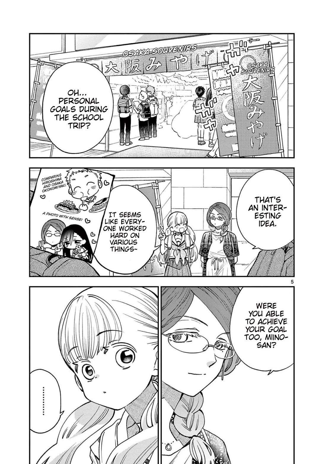 Misoshiru de Kanpai! Chapter 71 page 5 - Chapter 71: School Trip - Final Day "Various Memories"