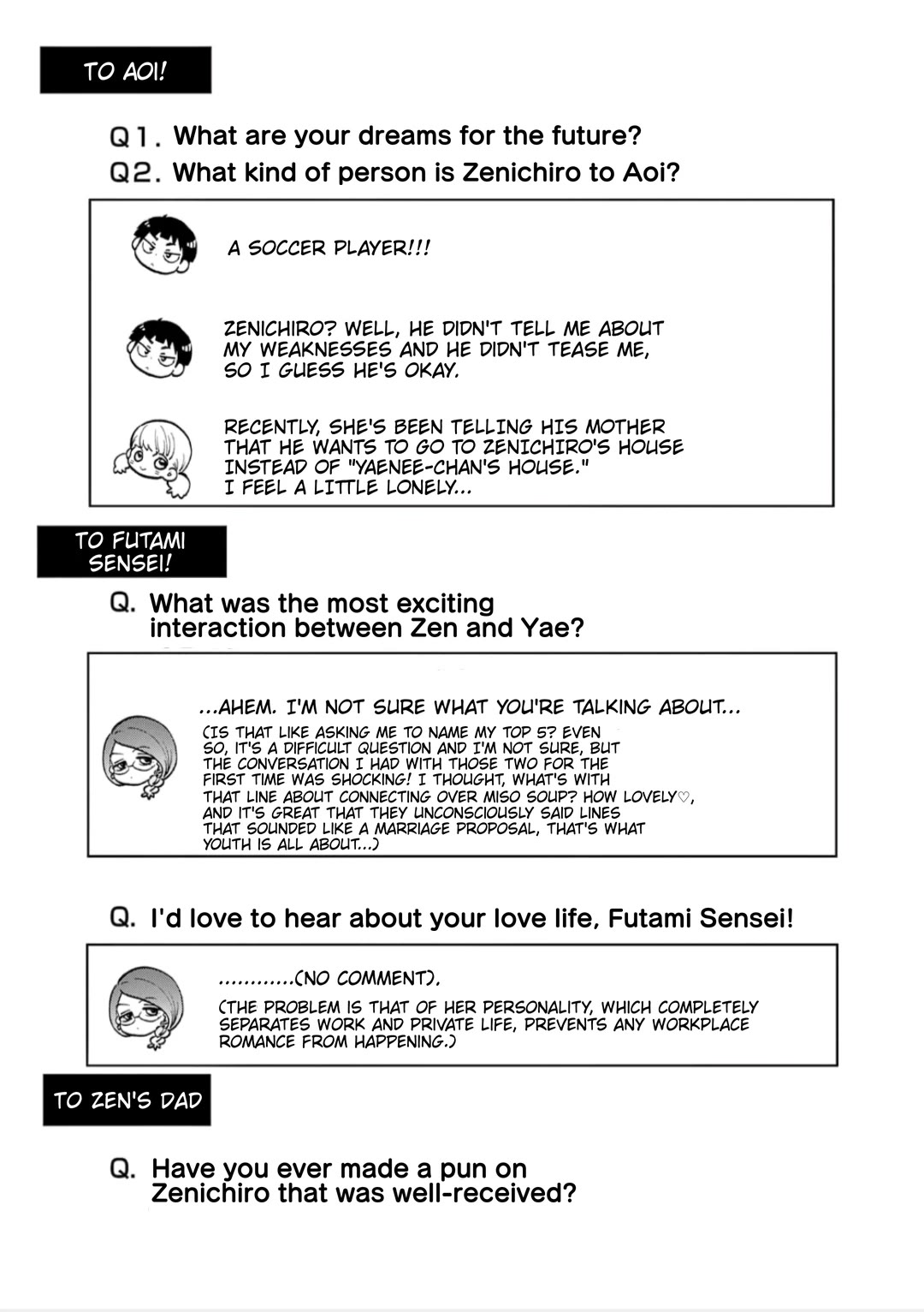 Misoshiru de Kanpai! Chapter 72.5 page 5 - Chapter 72.5: Omake