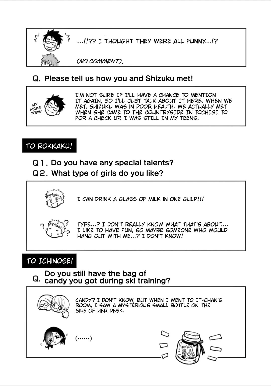 Misoshiru de Kanpai! Chapter 72.5 page 6 - Chapter 72.5: Omake