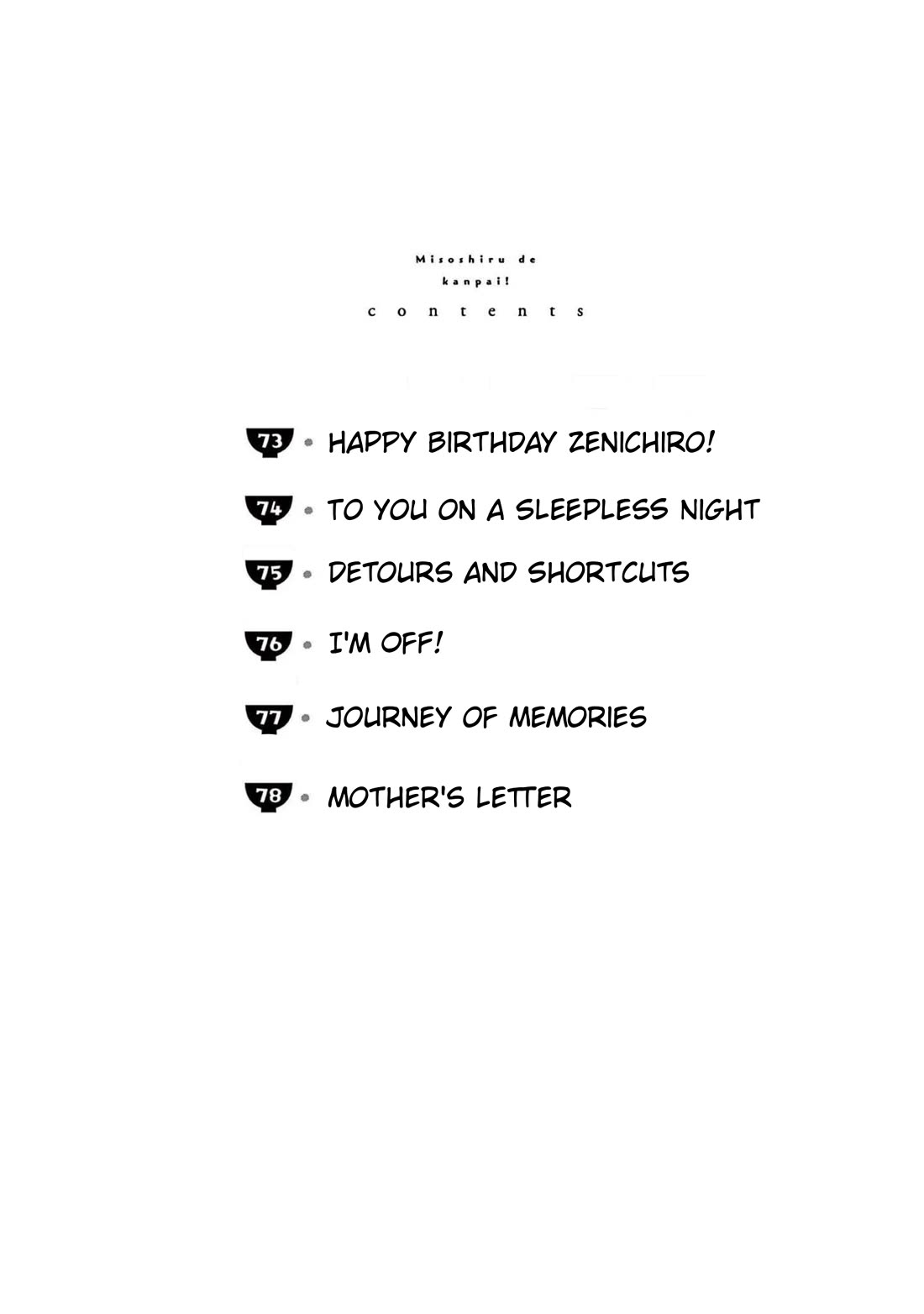 Misoshiru de Kanpai! Chapter 73 page 5 - Chapter 73: Happy Birthday, Zenichiro!