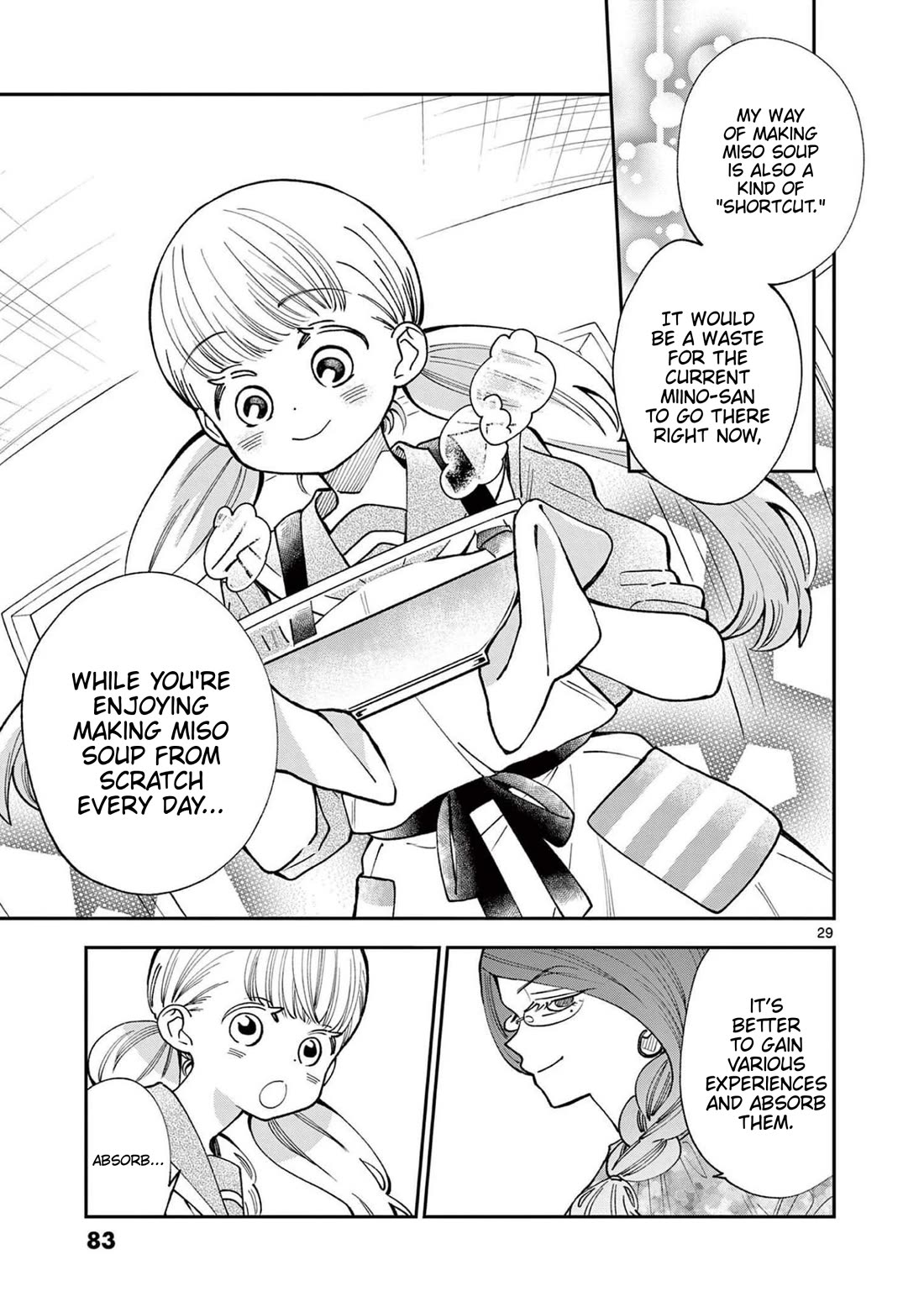Misoshiru de Kanpai! Chapter 75 page 29 - Chapter 75: Detours and Shortcuts