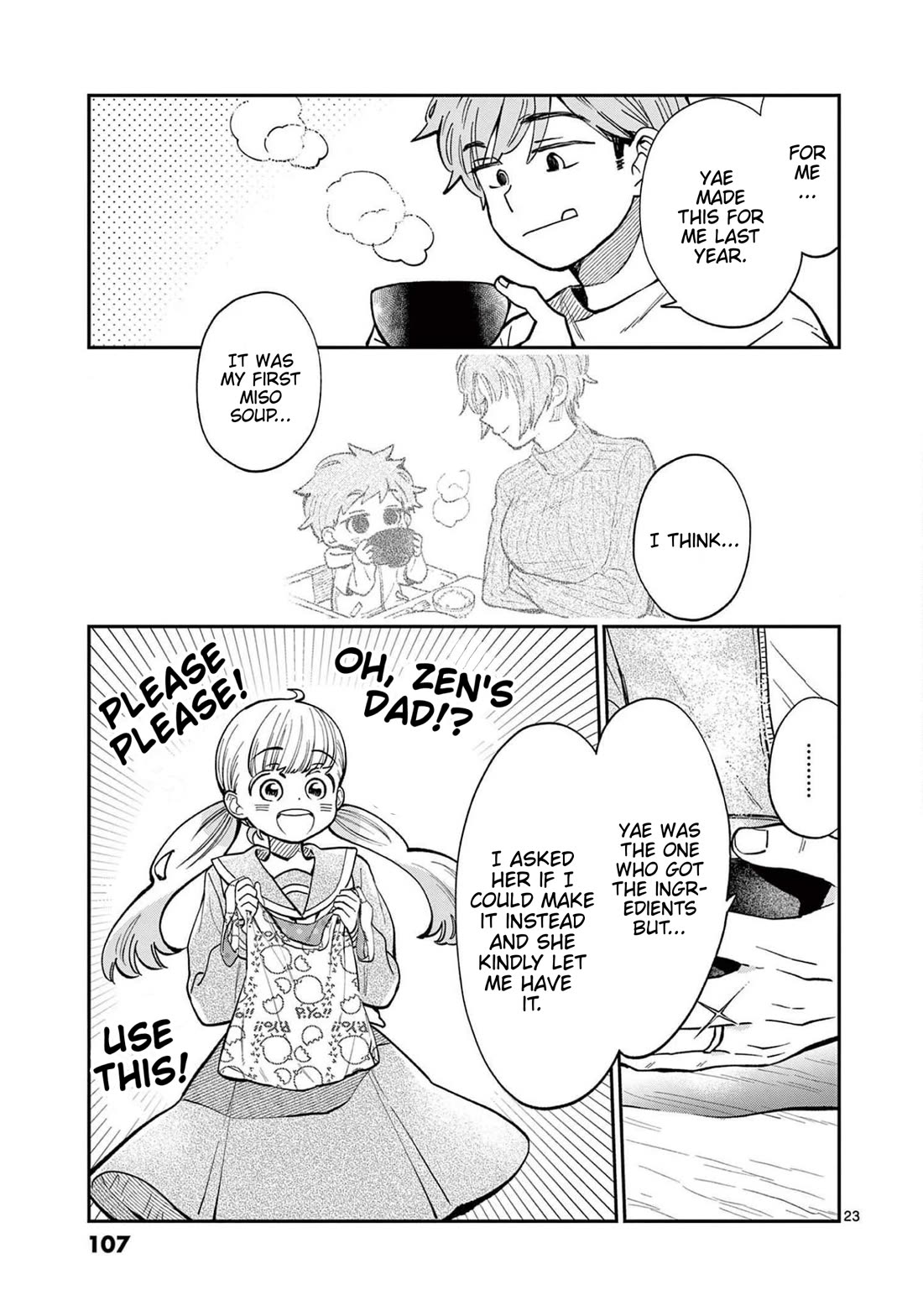 Misoshiru de Kanpai! Chapter 76 page 23 - Chapter 76: I'm Off!