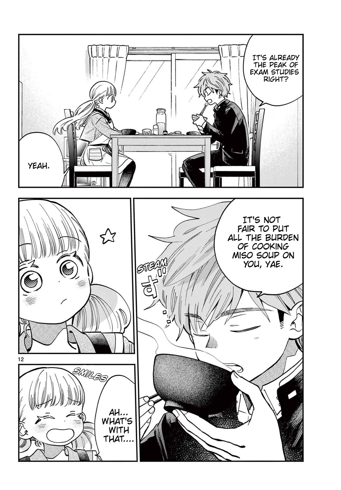 Misoshiru de Kanpai! Chapter 80 page 12 - Chapter 80: Small Flower