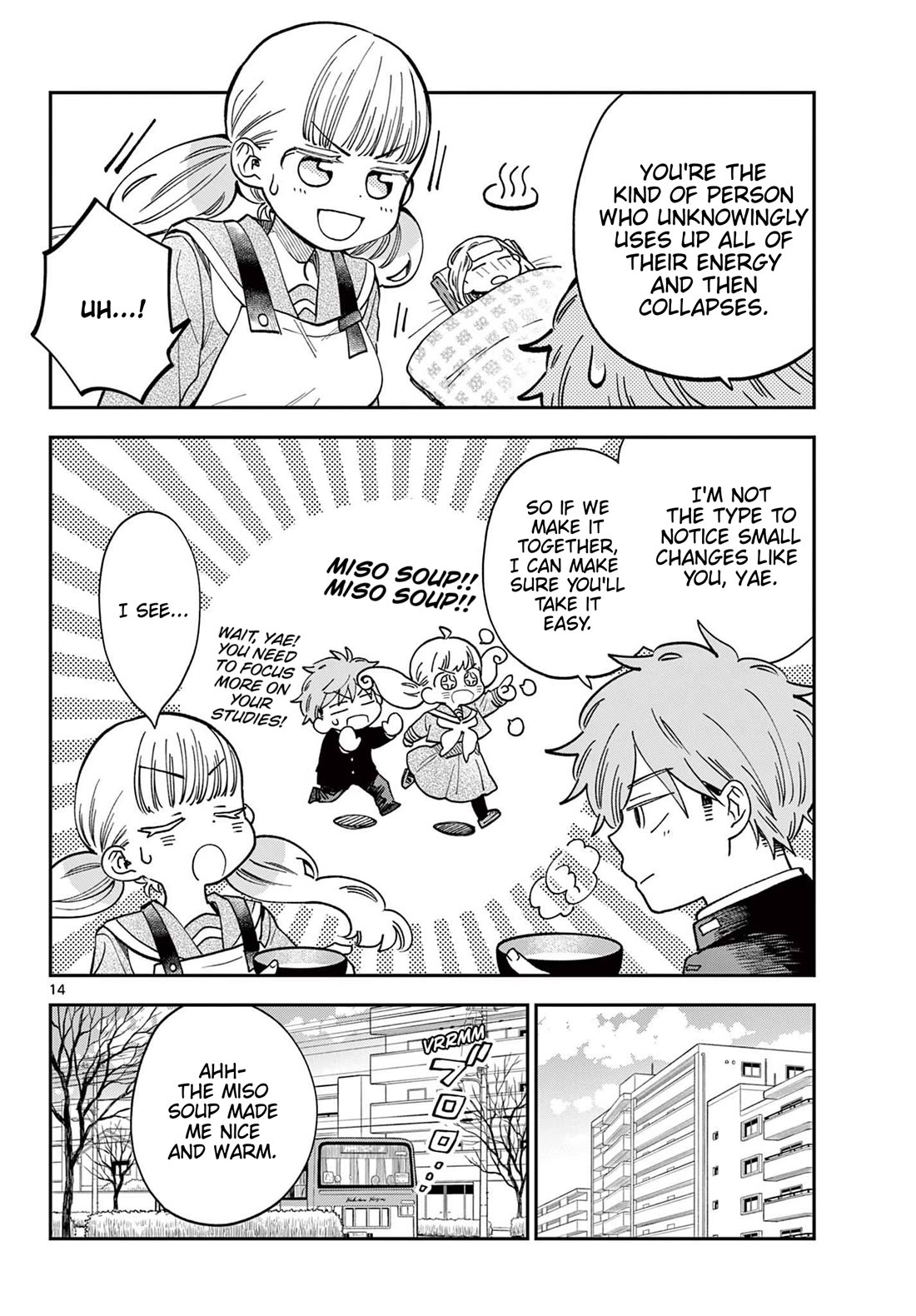 Misoshiru de Kanpai! Chapter 80 page 14 - Chapter 80: Small Flower