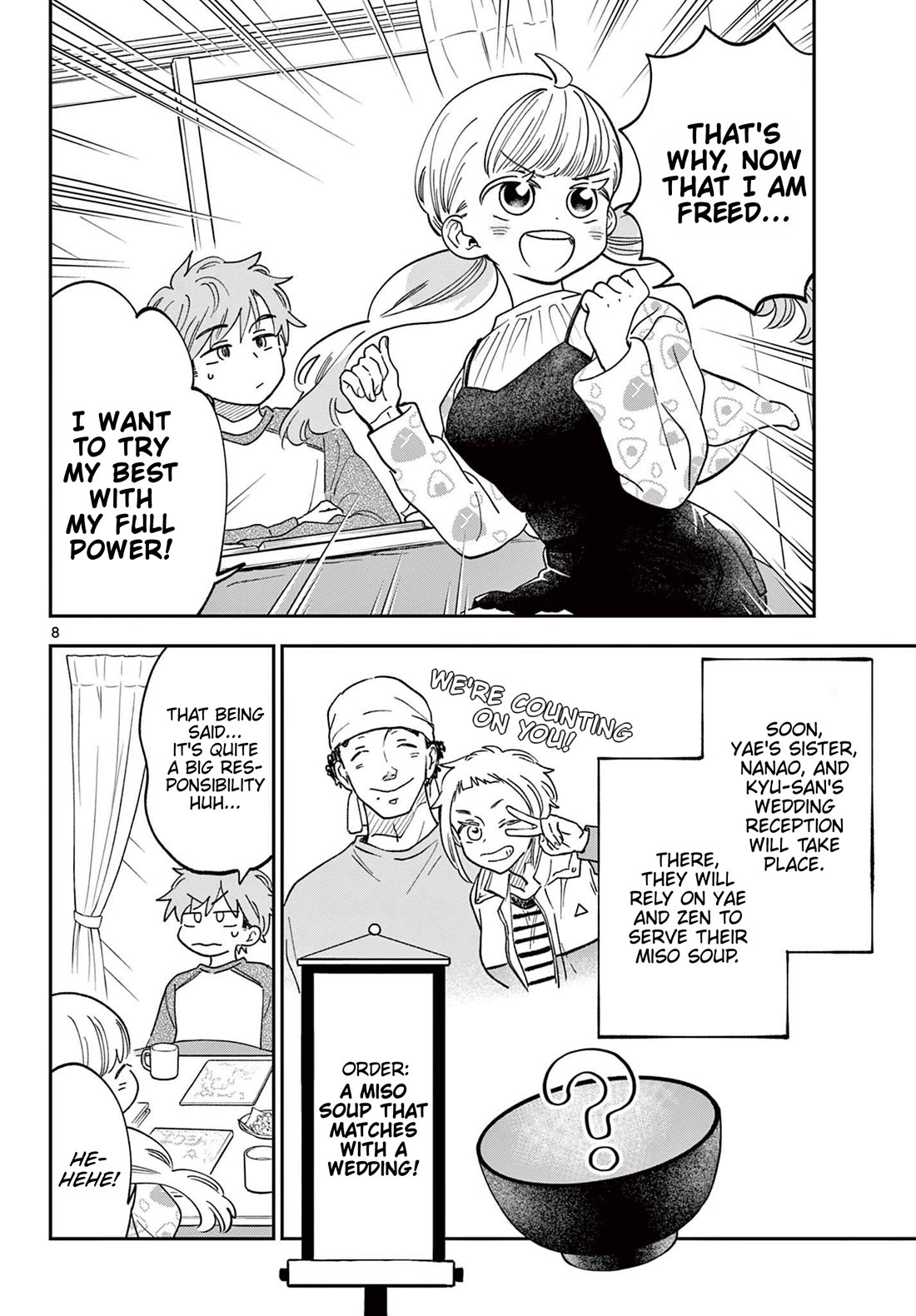 Misoshiru de Kanpai! Chapter 81 page 8 - Chapter 81: To Become As One