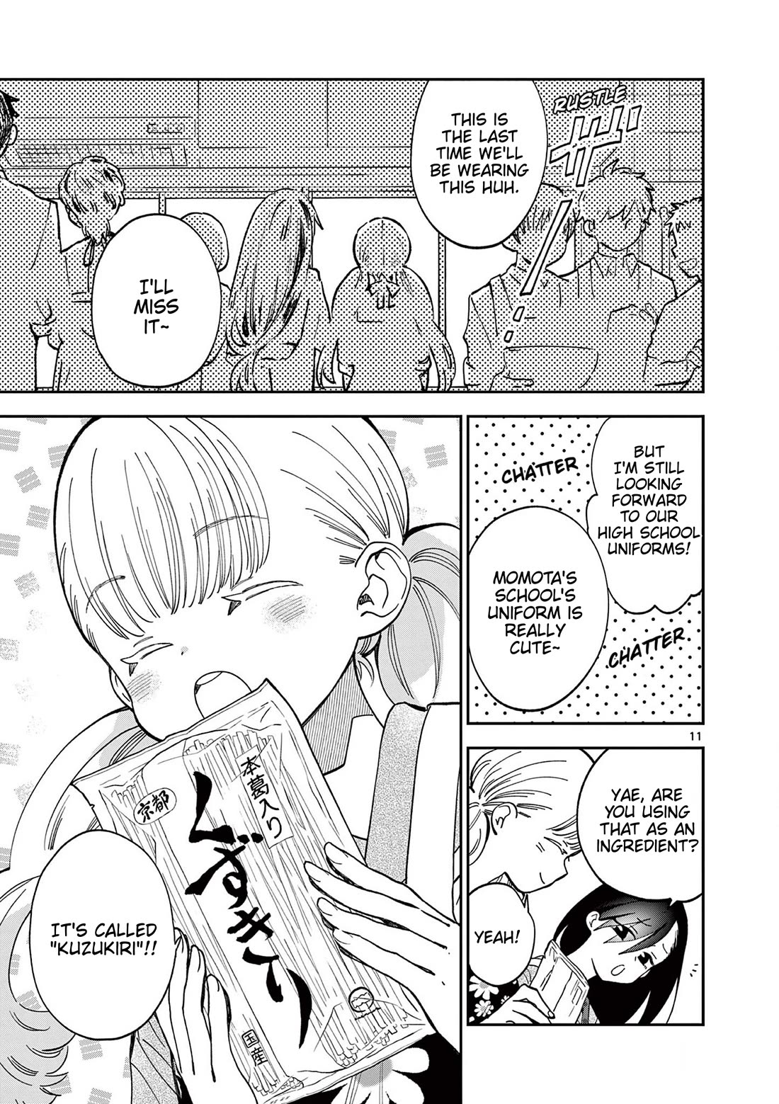 Misoshiru de Kanpai! Chapter 83 page 11 - Chapter 83: Colourless and Transparent