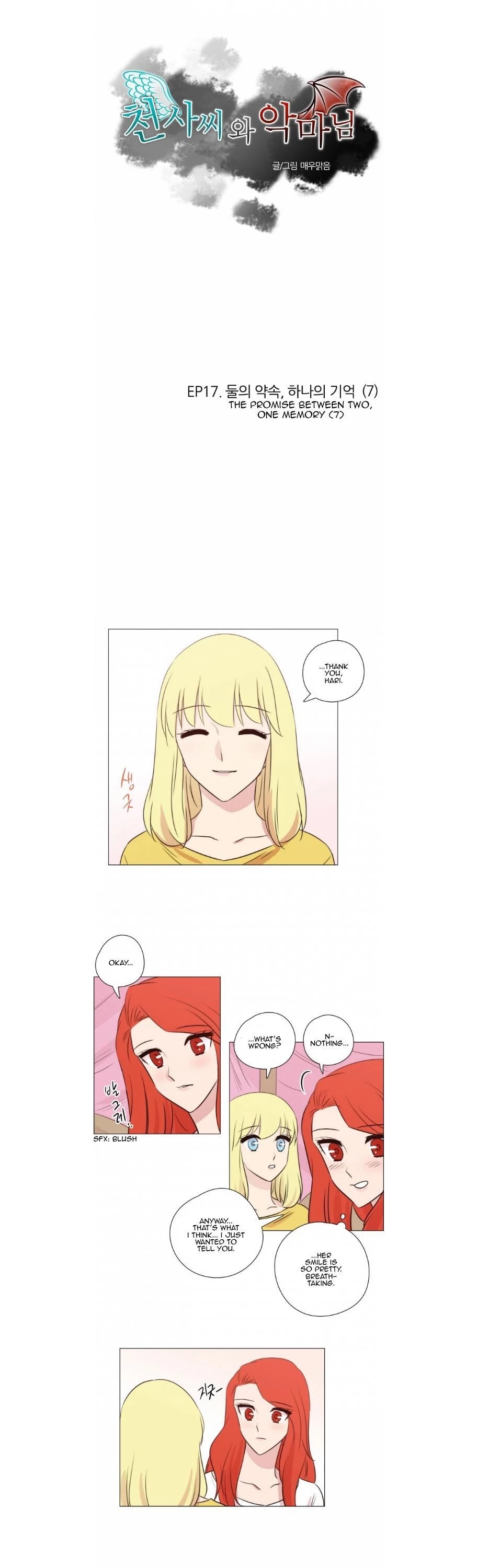 Miss Angel and Miss Devil Chapter 100 page 1 - Chapter 100: Ep. 17 - Two Promises, One Memory (7)