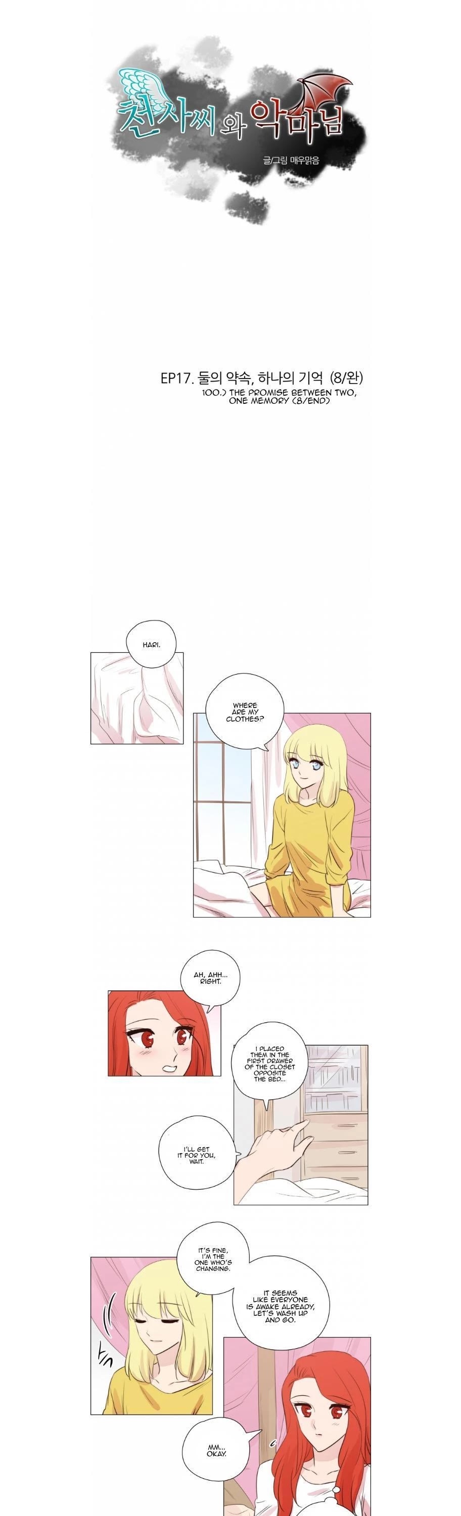 Miss Angel and Miss Devil Chapter 101 page 1 - Chapter 101: Ep. 17 - Two Promises, One Memory (8/end)