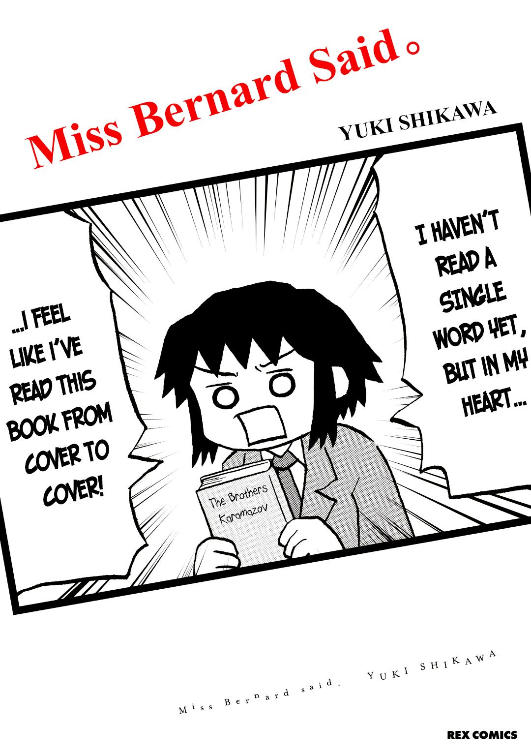 Miss Bernard Said. Chapter 1 page 1 - Chapter 1 : First Volume