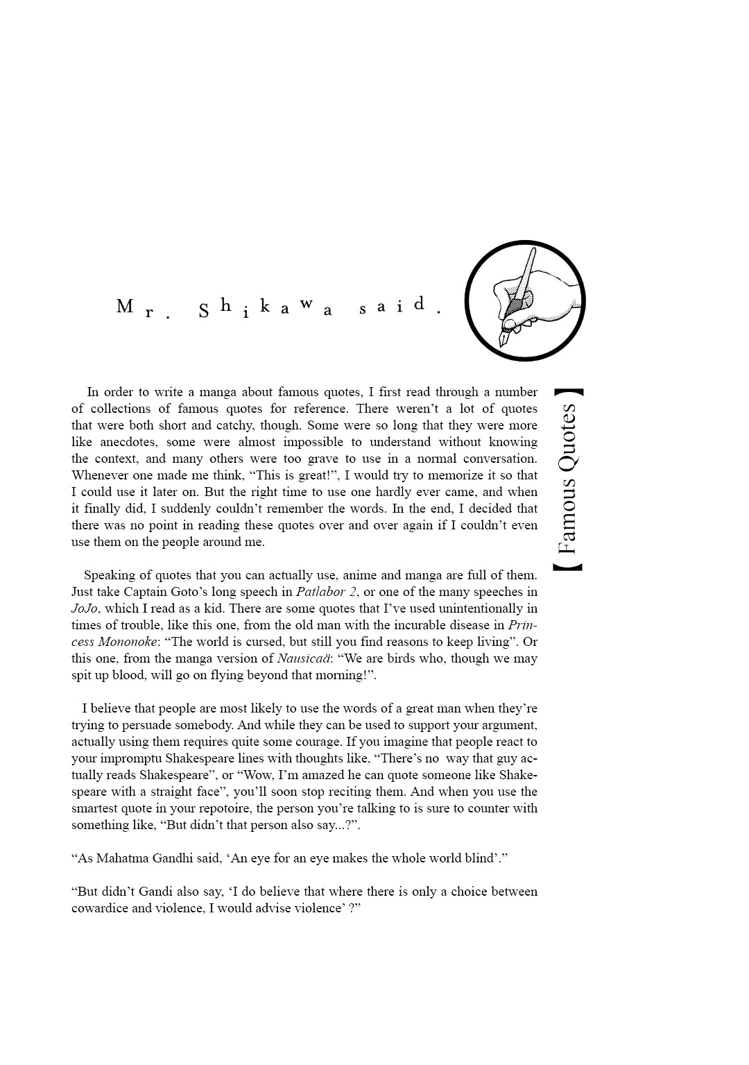 Miss Bernard Said. Chapter 1 page 15 - Chapter 1 : First Volume