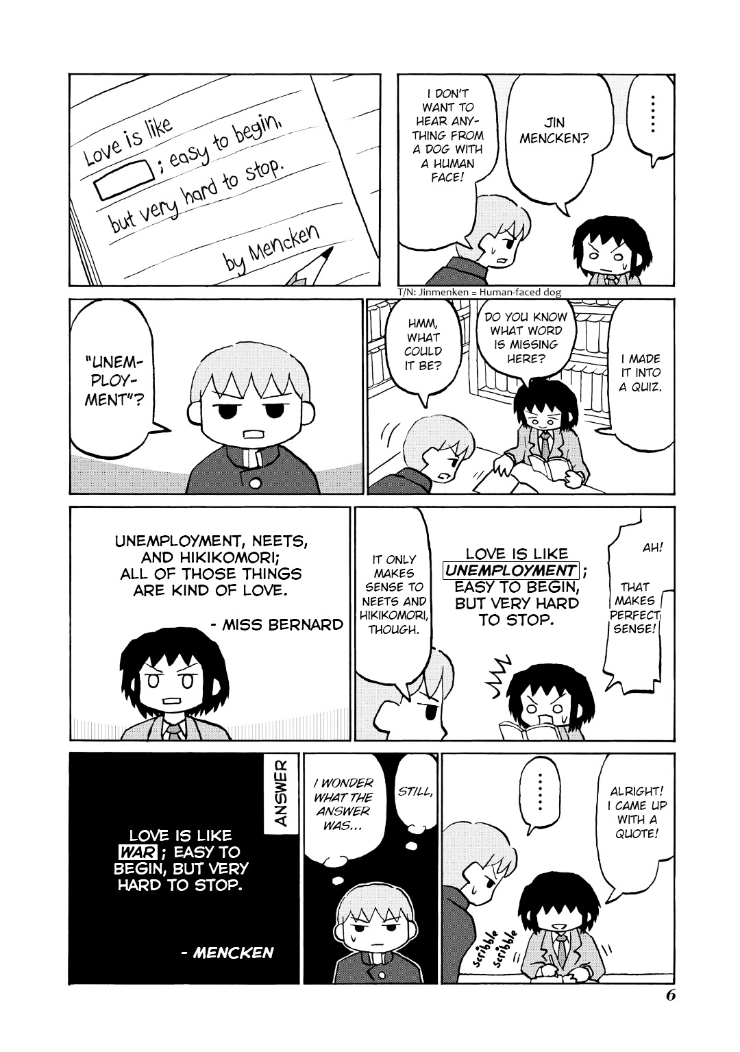 Miss Bernard Said. Chapter 1 page 7 - Chapter 1 : First Volume