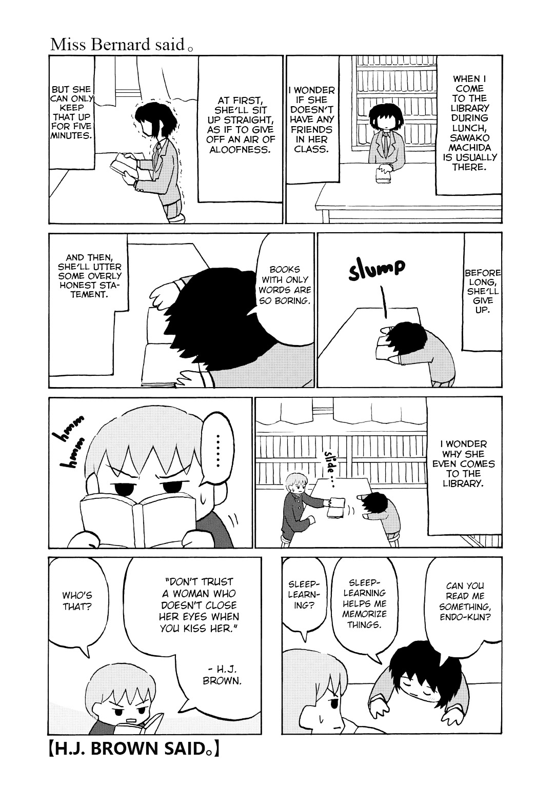 Miss Bernard Said. Chapter 1 page 8 - Chapter 1 : First Volume