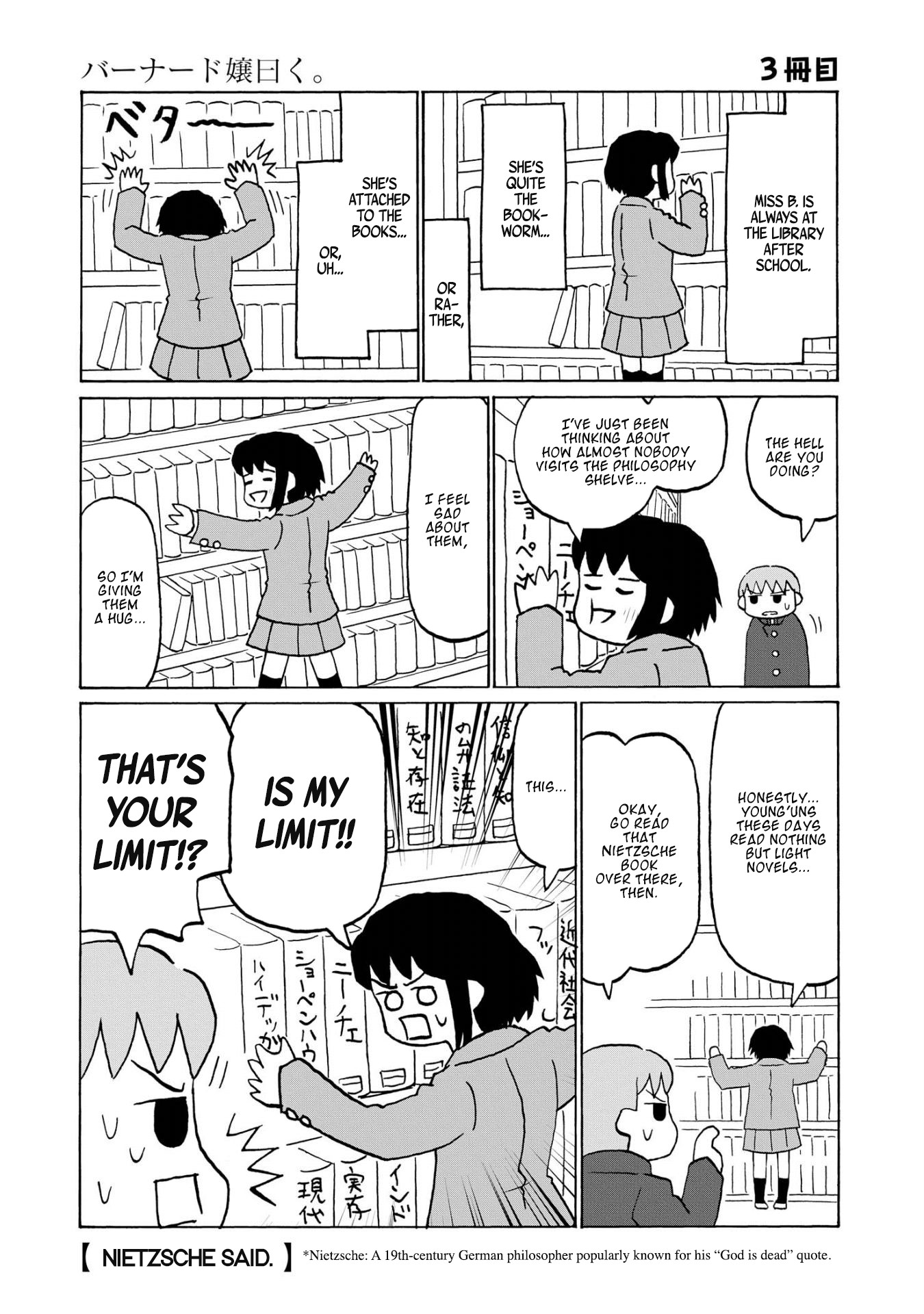 Miss Bernard Said. Chapter 3 page 1 - Chapter 3