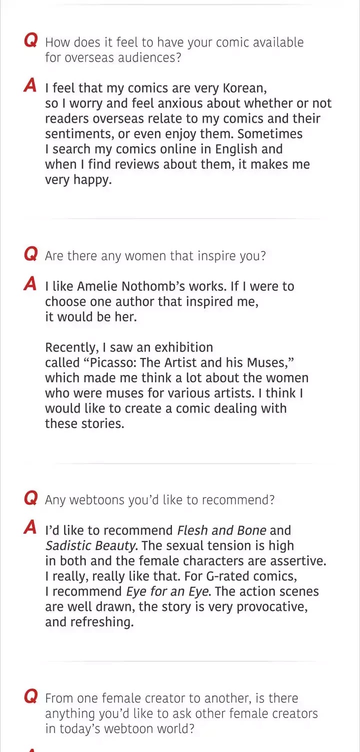 Miss Guillotine Chapter 30.5 page 5 - Chapter 30.5: Women's History Month: A Special Interview