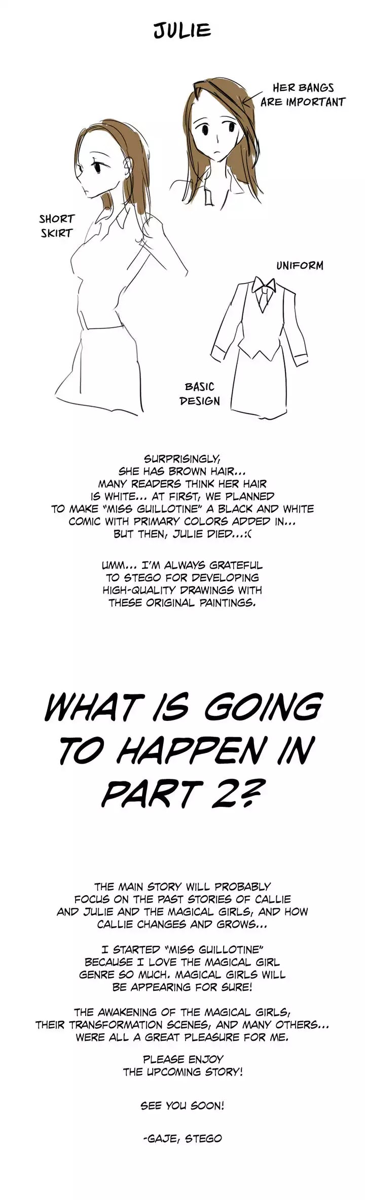 Miss Guillotine Chapter 38.5 page 6 - Chapter 38.5: Epilogue (Creator's Note)