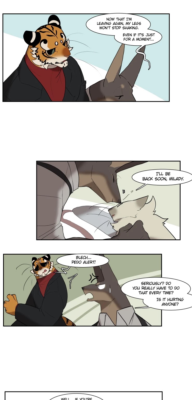 Miss Kitty and Her Bodyguards Chapter 110 page 6 - Chapter 110: The Three Musketeers?
