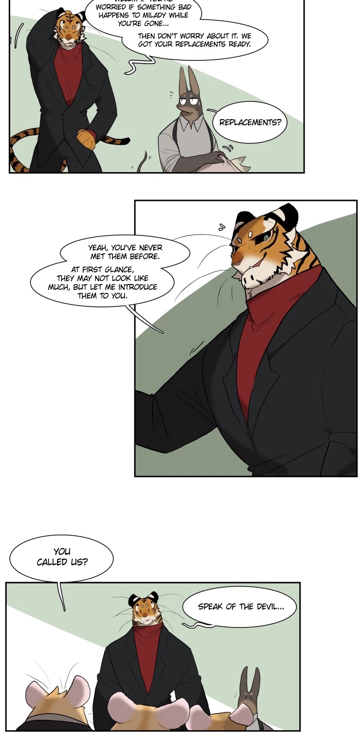Miss Kitty and Her Bodyguards Chapter 110 page 7 - Chapter 110: The Three Musketeers?