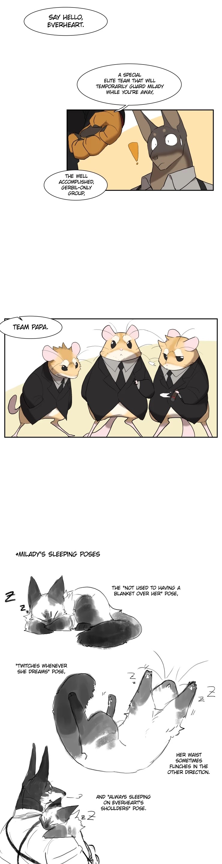 Miss Kitty and Her Bodyguards Chapter 110 page 8 - Chapter 110: The Three Musketeers?
