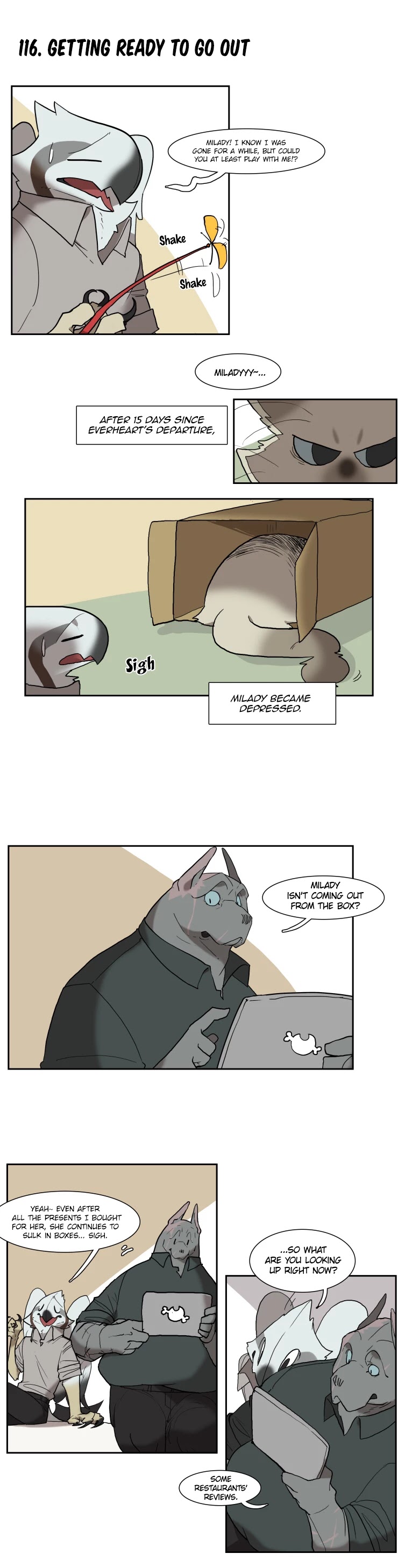Miss Kitty and Her Bodyguards Chapter 116 page 2 - Chapter 116: Getting Ready to Go Out