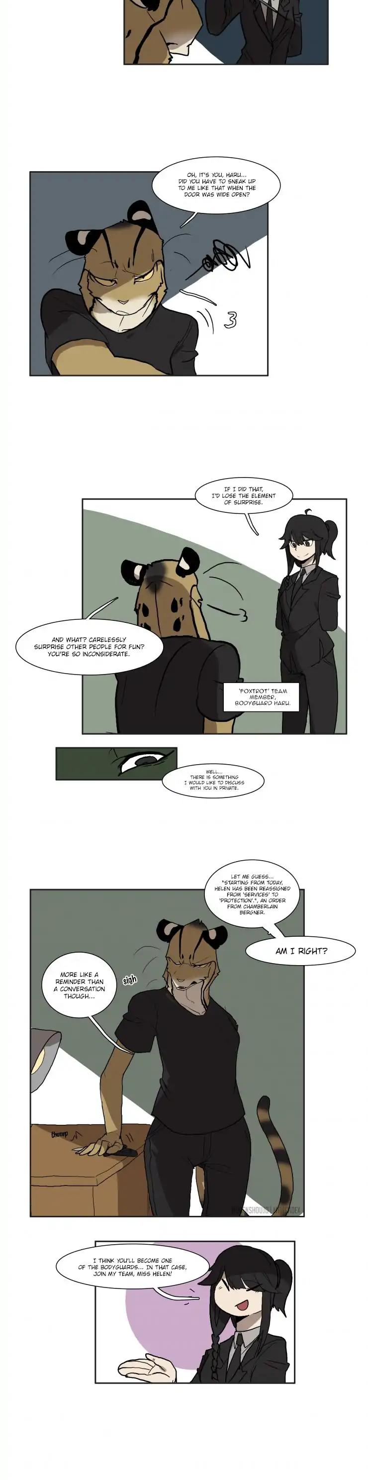 Miss Kitty and Her Bodyguards Chapter 68.2 page 2 - Chapter 68.2: Job Change