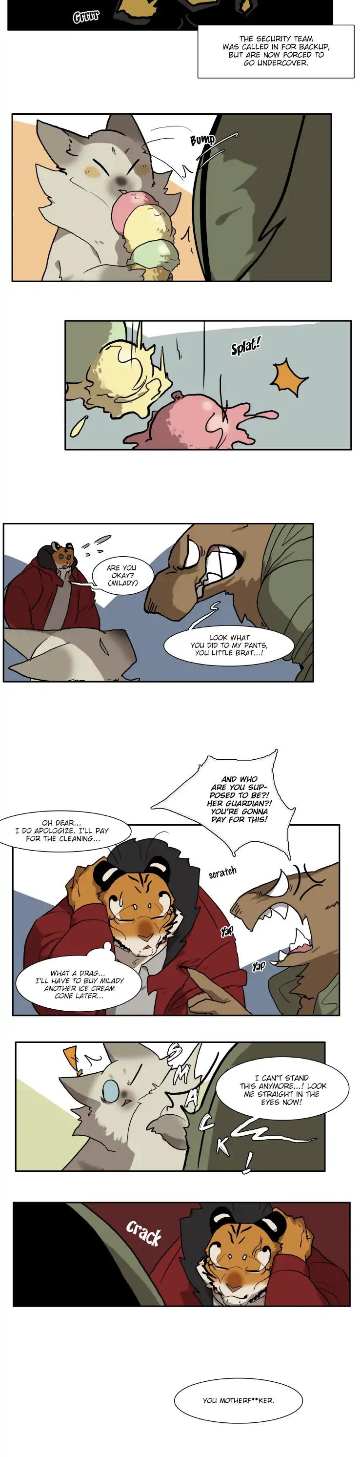 Miss Kitty and Her Bodyguards Chapter 80 page 6 - Chapter 80: Tema Park (1)