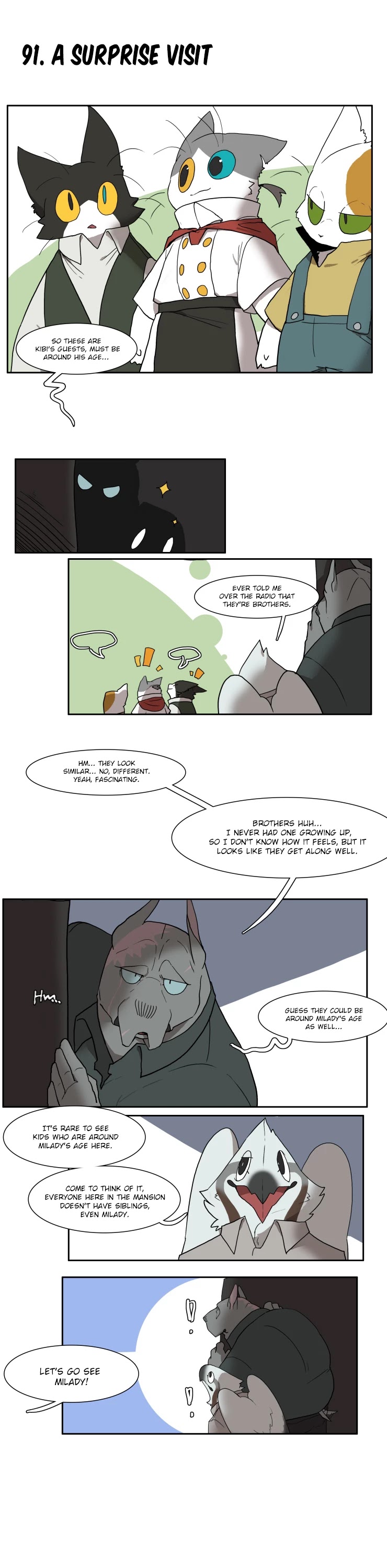 Miss Kitty and Her Bodyguards Chapter 91 page 2 - Chapter 91: A surprise visit