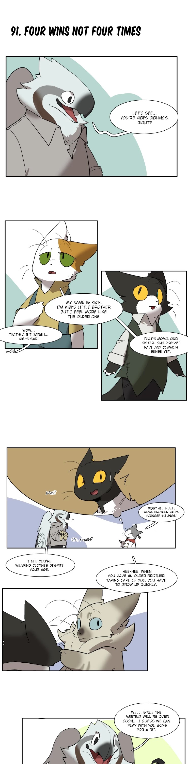 Miss Kitty and Her Bodyguards Chapter 92 page 2 - Chapter 92: Four wins not four times