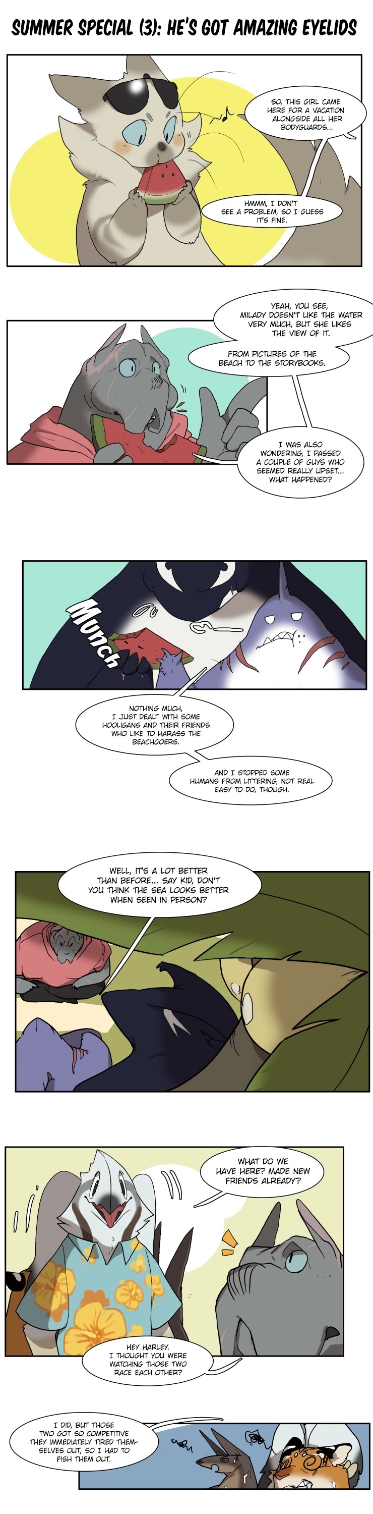 Miss Kitty and Her Bodyguards Chapter 94.3 page 2 - Chapter 94.3: Summer Special (III)
